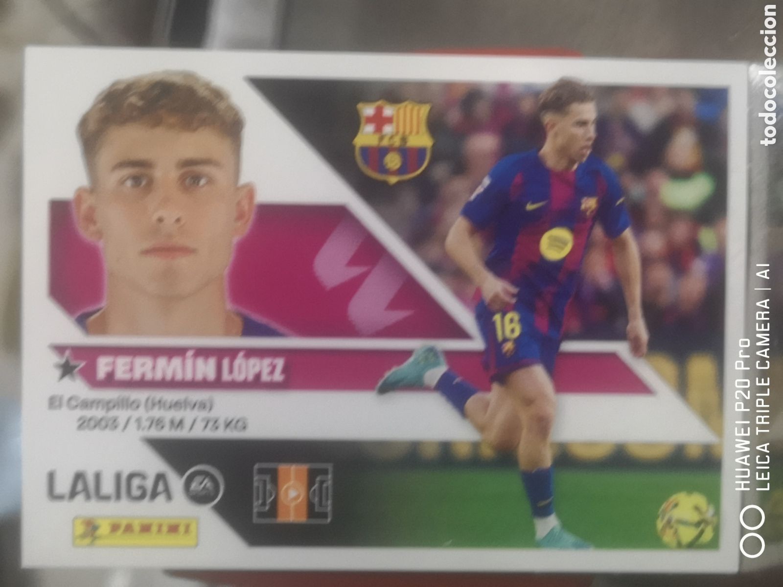 Cromos de f&uacute;tbol: LIGA ESTE 2026 2027 26 27 FERMIN 16 BARCELONA