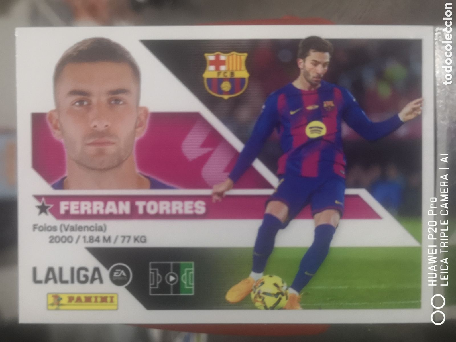 Cromos de f&uacute;tbol: LIGA ESTE 2026 2027 26 27 FERRAN TORRES 18 BARCELONA