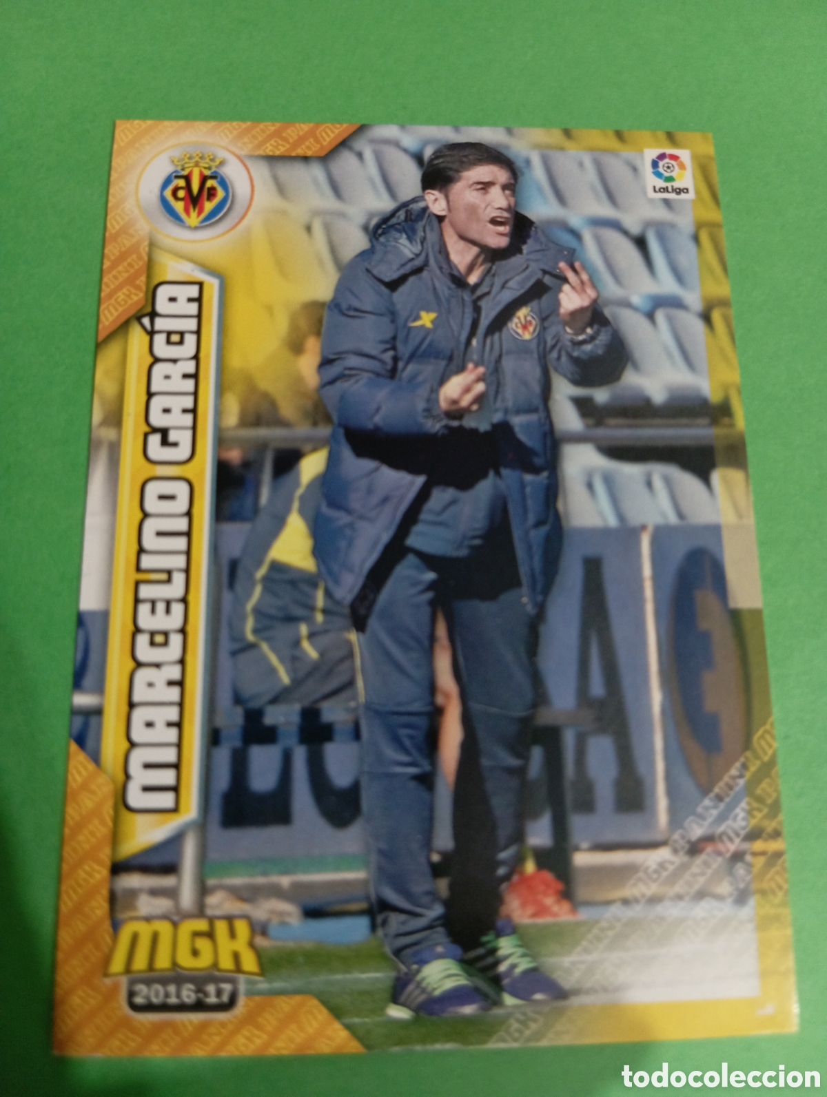 Cromos de f&uacute;tbol: Marcelino Garc&iacute;a Villarreal n&deg;515 / PANINI MEGACRACKS 2016/2017