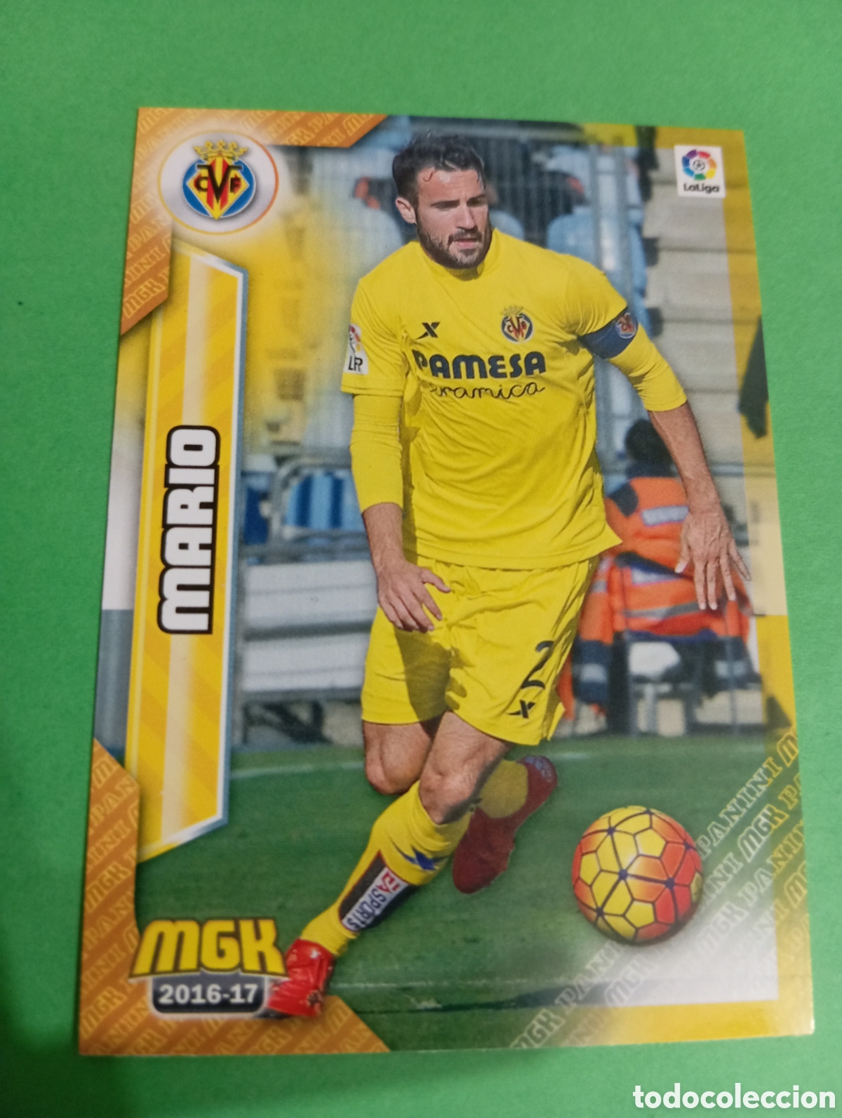 Cromos de f&uacute;tbol: Mario Villarreal n&deg;518 / PANINI MEGACRACKS 2016/2017