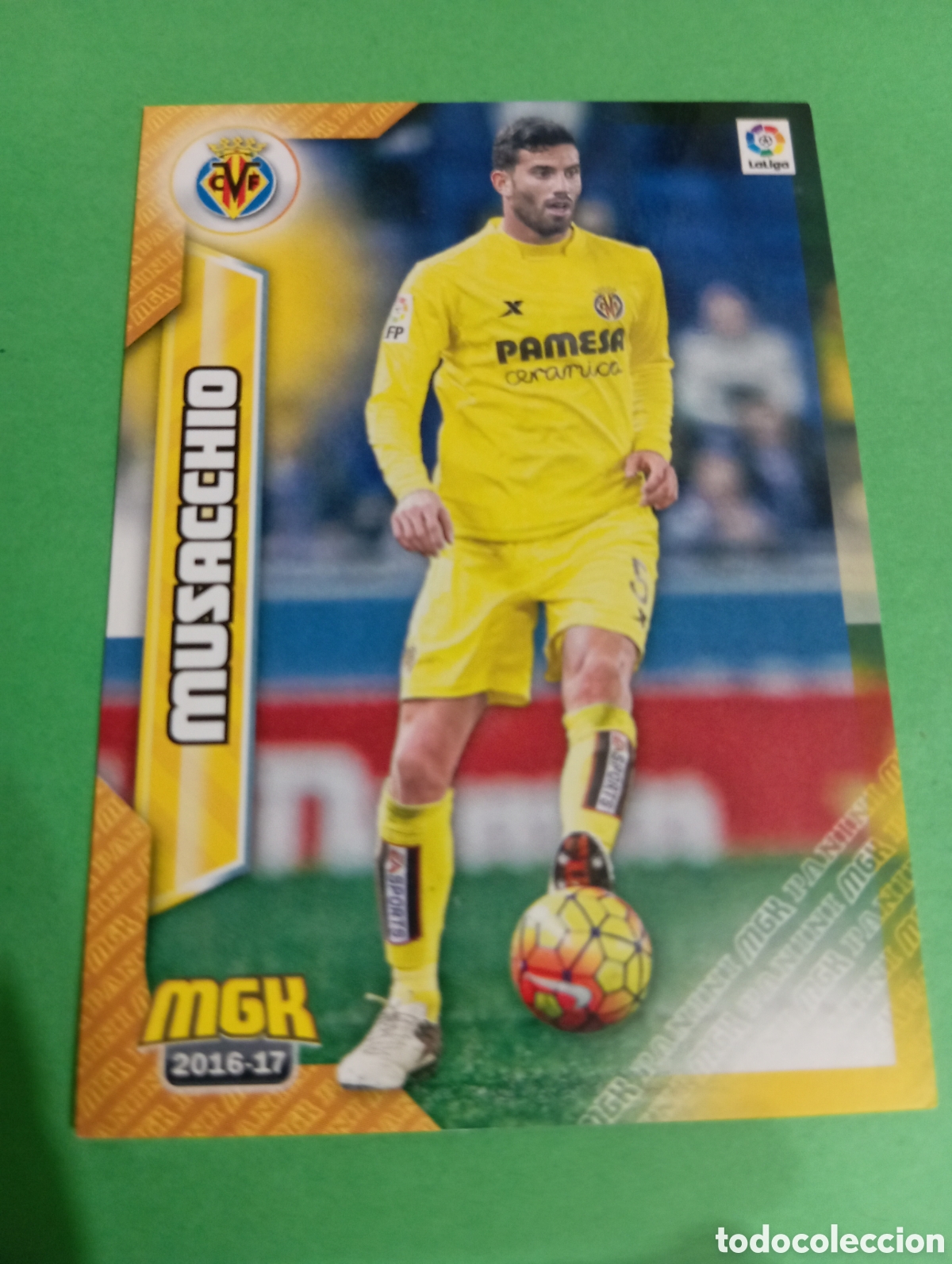 Cromos de f&uacute;tbol: Musacchio Villarreal n&deg;520 / PANINI MEGACRACKS 2016/2017