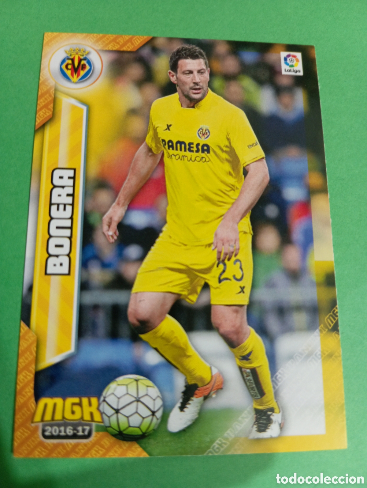Cromos de f&uacute;tbol: Bonera Villarreal n&deg;522 / PANINI MEGACRACKS 2016/2017