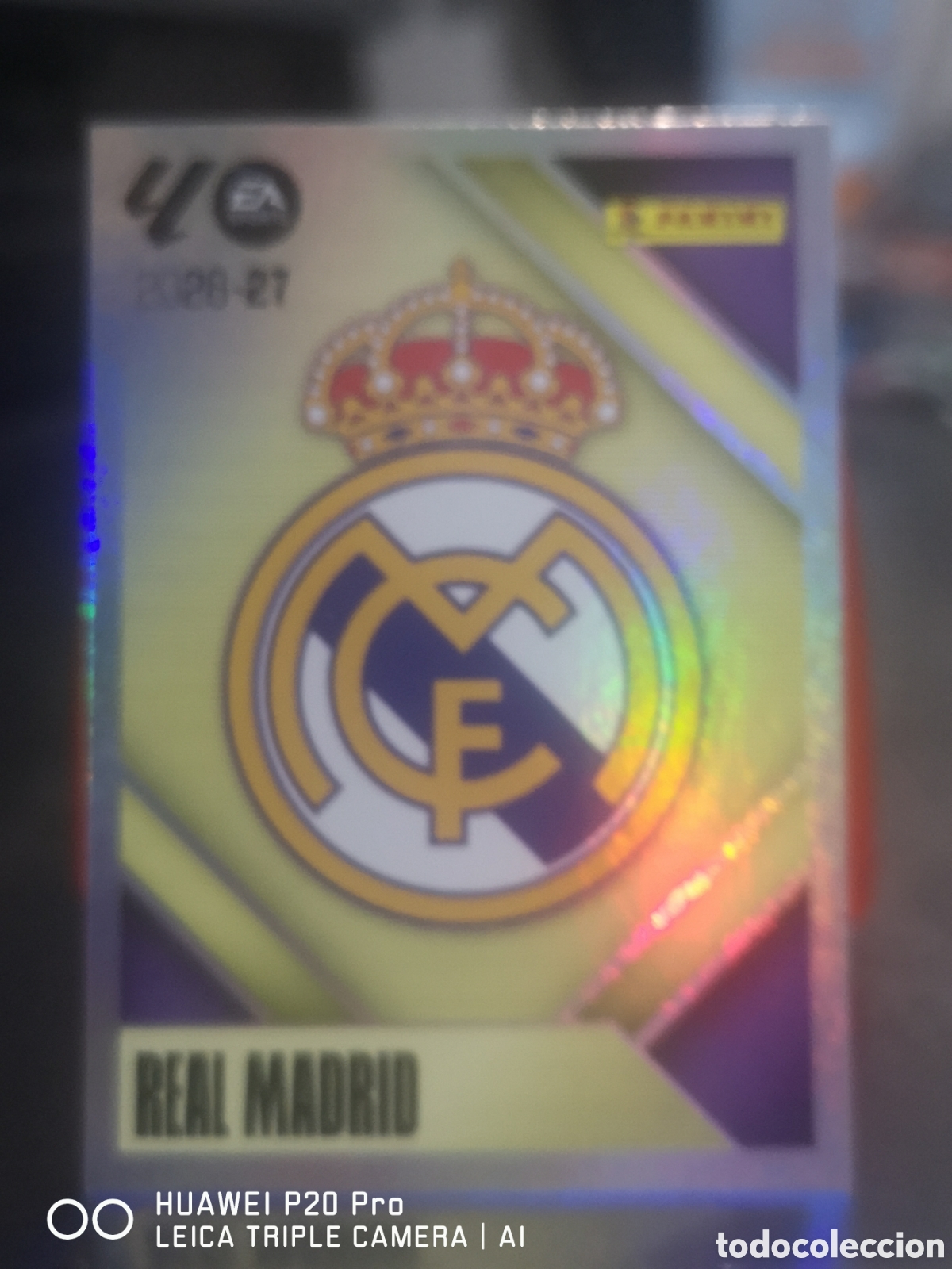 Cromos de f&uacute;tbol: LIGA ESTE 2026 2027 26 27 ESCUDO 1 REAL MADRID