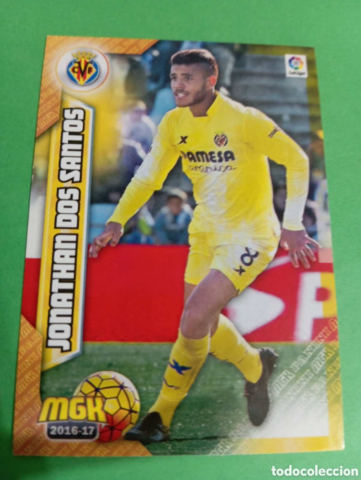Cromos de f&uacute;tbol: Jonathan Dos Santos Villarreal n&deg;529 / PANINI MEGACRACKS 2016/2017