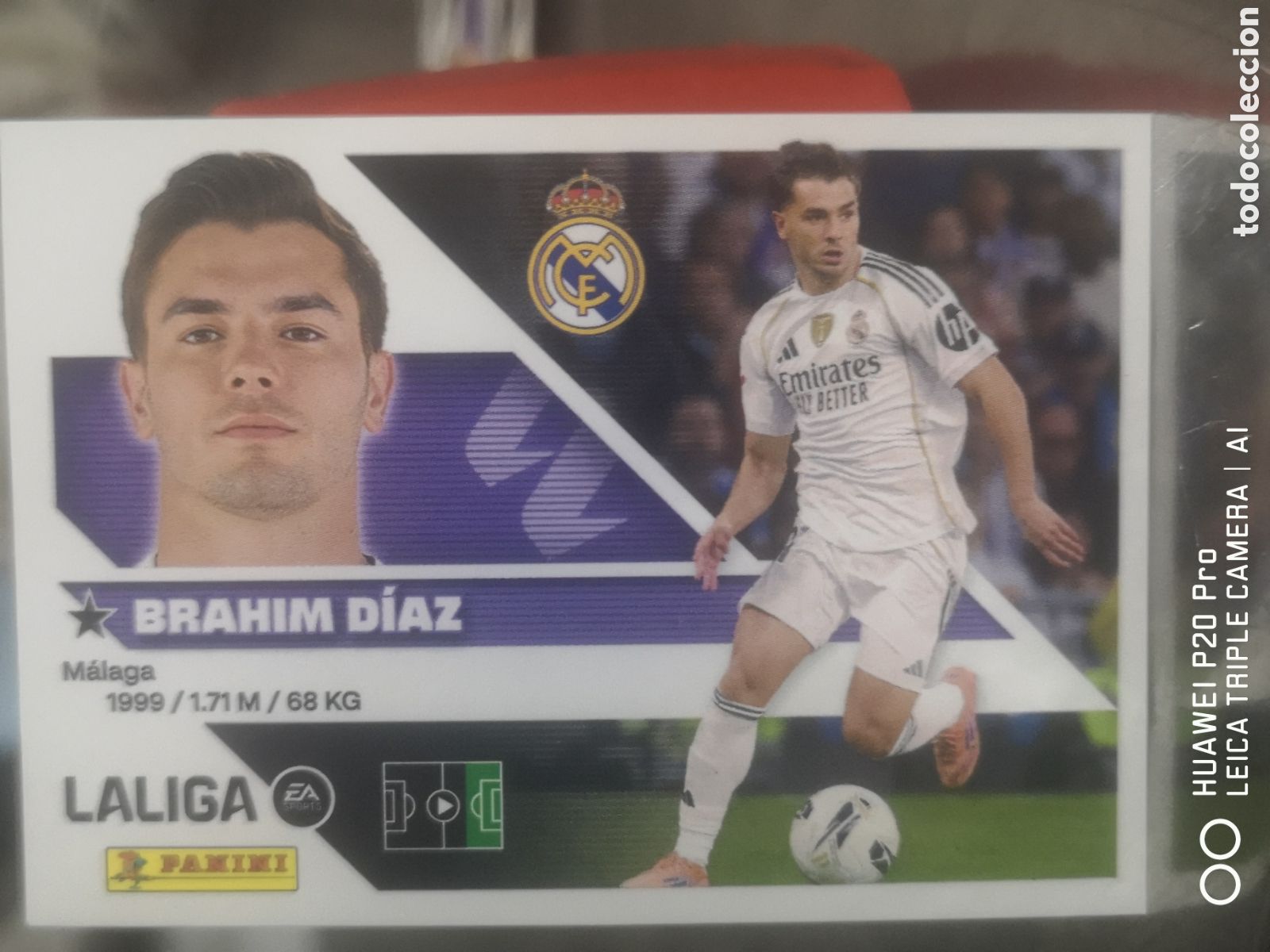 Cromos de f&uacute;tbol: LIGA ESTE 2026 2027 26 27 BRAHIM DIAZ 16B REAL MADRID