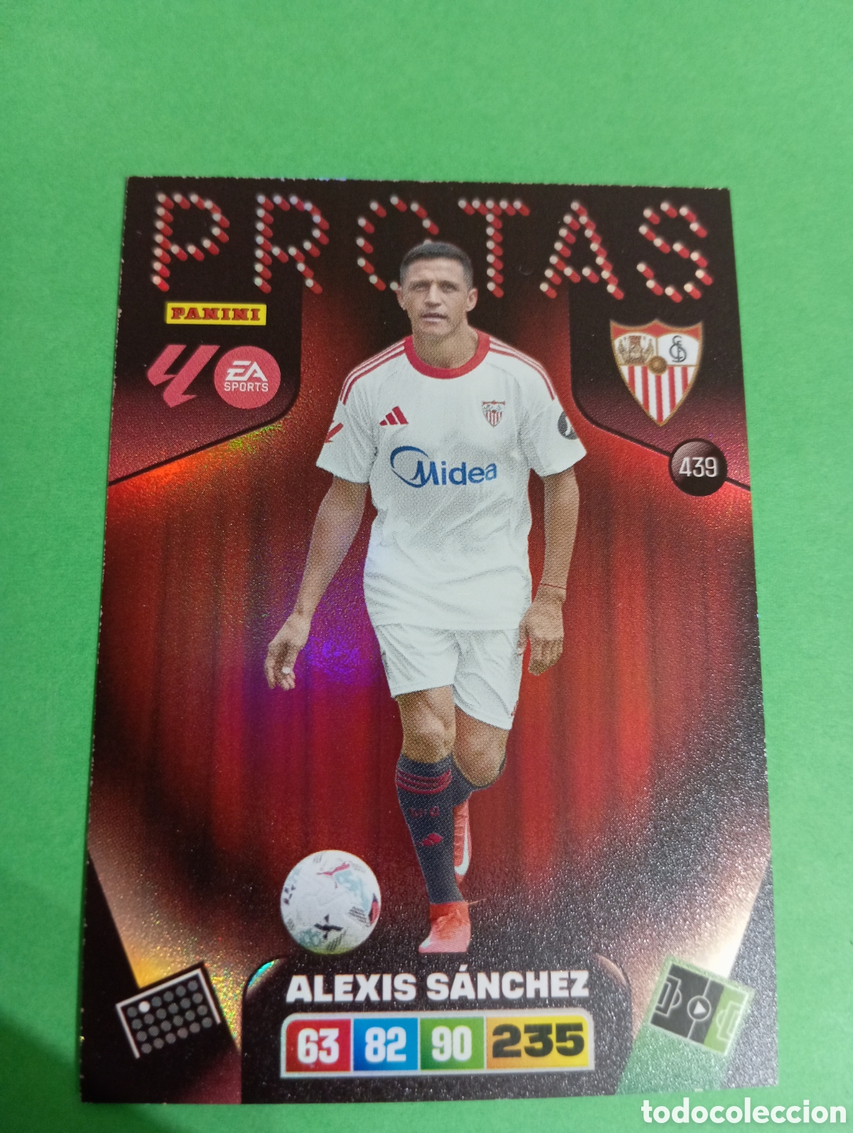 Cromos de f&uacute;tbol: Alexis S&aacute;nchez Sevilla PROTAS n&deg;439 / PANINI ADRENALYN XL LA LIGA 2025/2026