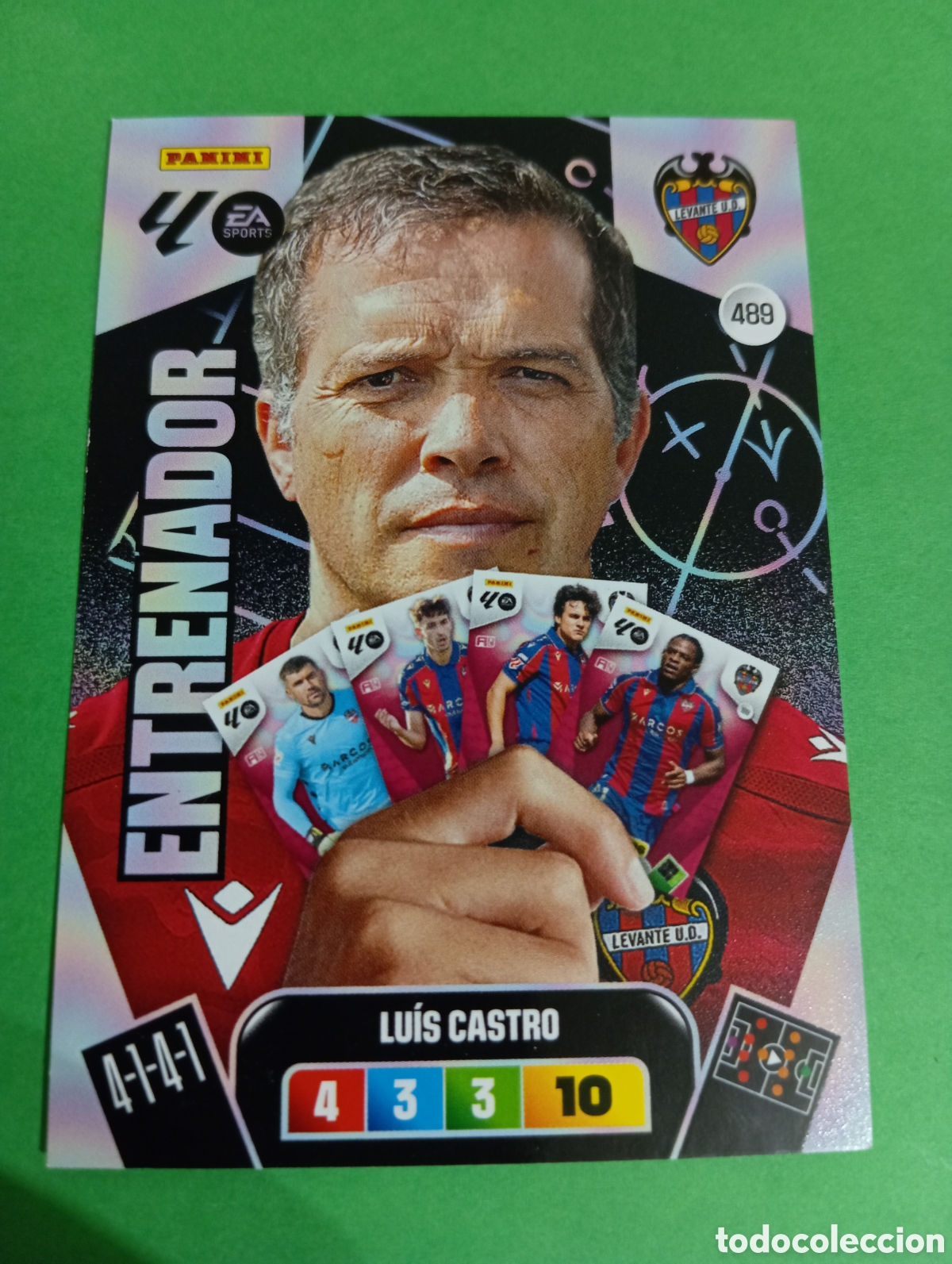 Cromos de f&uacute;tbol: Lu&iacute;s Castro Levante n&deg;489 / PANINI ADRENALYN XL LA LIGA 2025/2026
