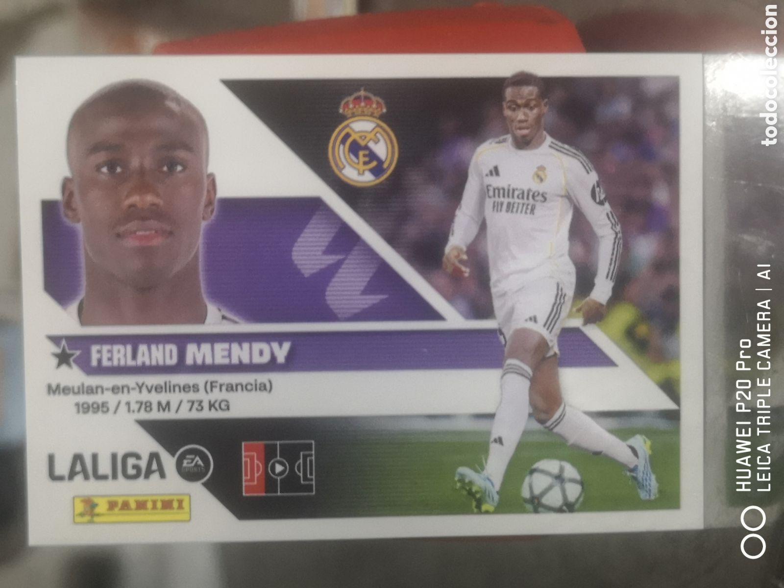 Cromos de f&uacute;tbol: LIGA ESTE 2026 2027 26 27 MENDY 10B REAL MADRID