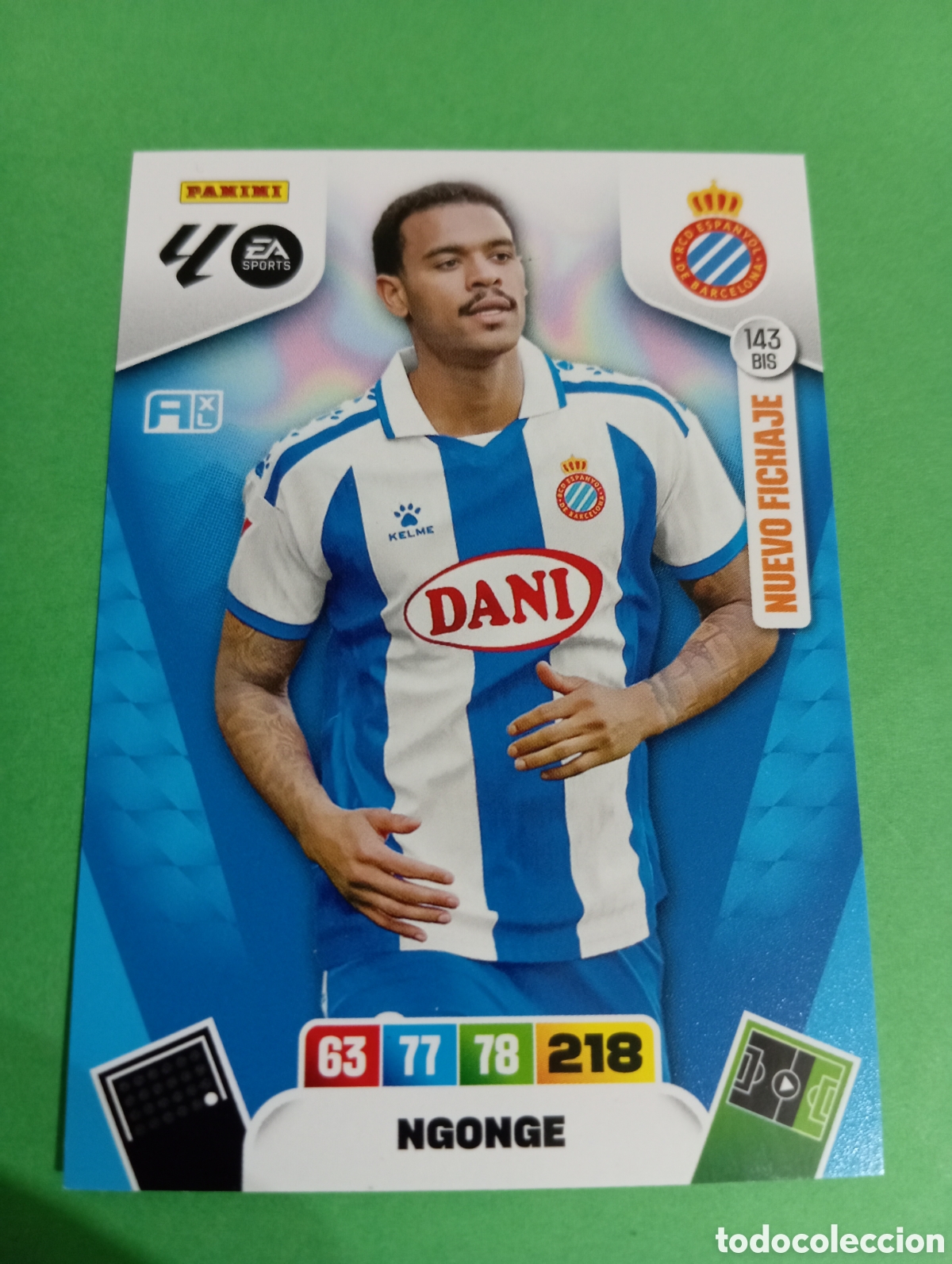 Cromos de f&uacute;tbol: Ngonge Espanyol NUEVO FICHAJE n&deg;143 BIS / PANINI ADRENALYN XL LA LIGA 2025/2026