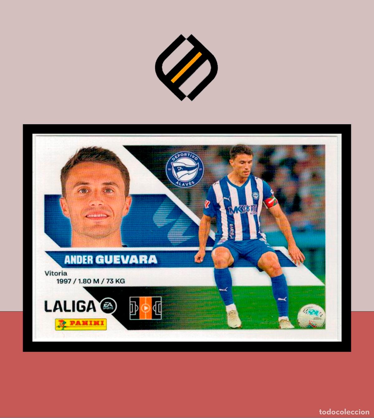 Cromos de f&uacute;tbol: LIGA ESTE 2026 2027 26 27 PANINI DEPORTIVO ALAVES N&ordm; 13 GUEVARA STICKER LIGA COLECCI&Oacute;N ALB&Uacute;M