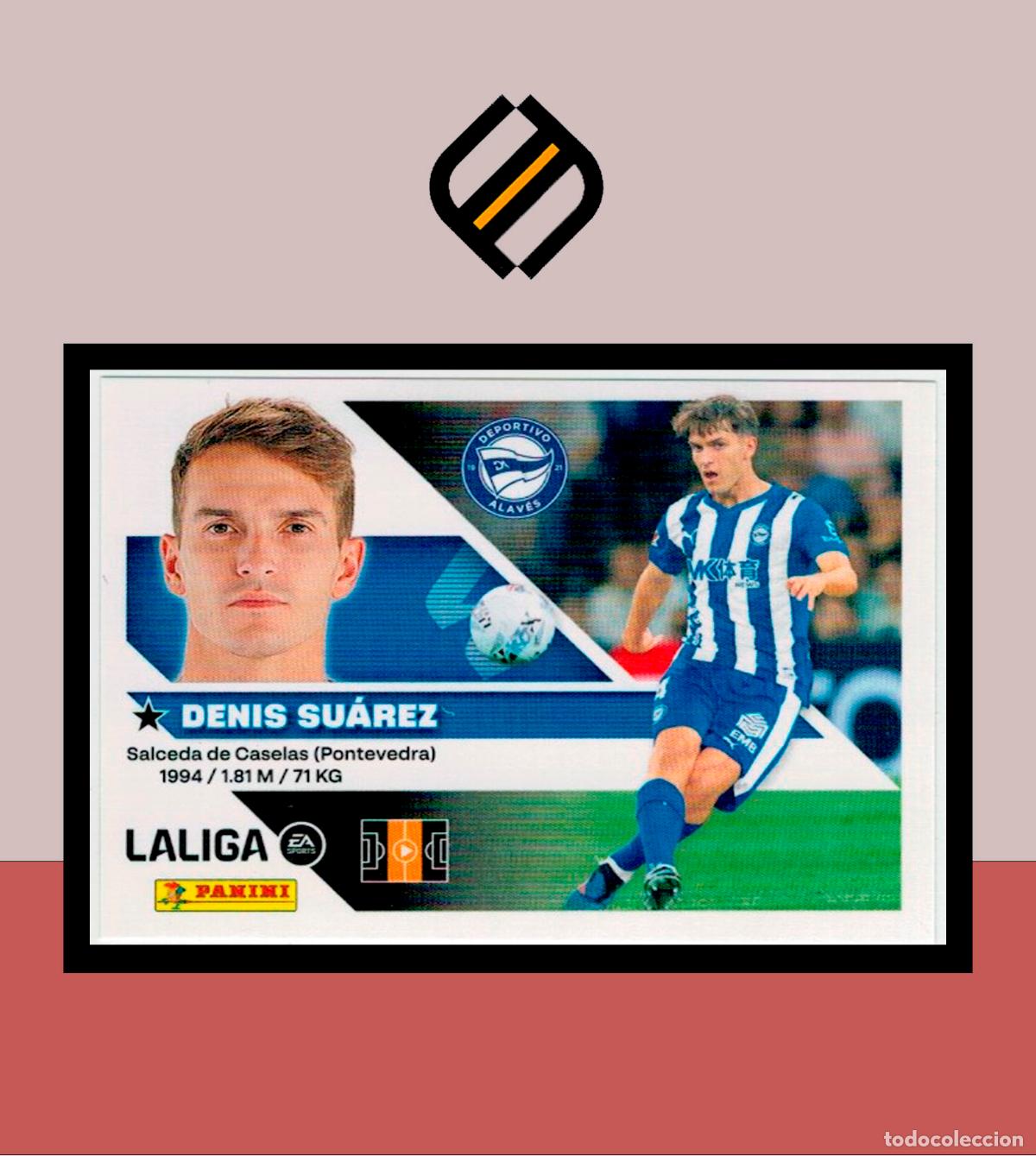 Cromos de f&uacute;tbol: LIGA ESTE 2026 2027 26 27 PANINI DEPORTIVO ALAVES N&ordm; 16 DENIS SU&Aacute;REZ STICKER LIGA COLECCI&Oacute;N ALB&Uacute;M