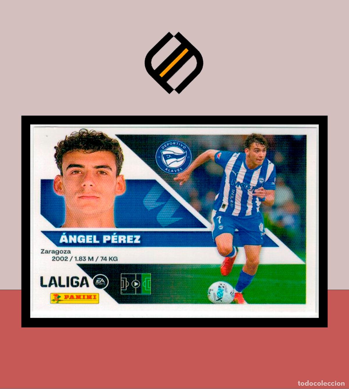 Cromos de f&uacute;tbol: LIGA ESTE 2026 2027 26 27 PANINI DEPORTIVO ALAVES N&ordm; 17 &Aacute;NGEL P&Eacute;REZ STICKER LIGA COLECCI&Oacute;N ALB&Uacute;M
