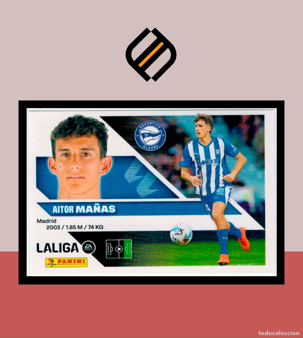 Cromos de f&uacute;tbol: LIGA ESTE 2026 2027 26 27 PANINI DEPORTIVO ALAVES N&ordm; 18B MA&Ntilde;AS STICKER LIGA COLECCI&Oacute;N ALB&Uacute;M