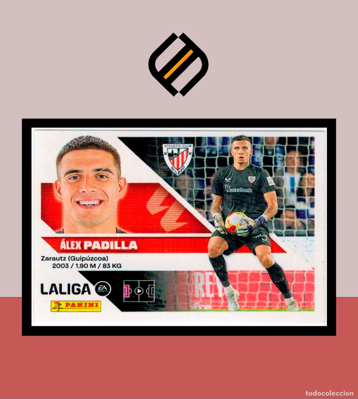 Cromos de f&uacute;tbol: LIGA ESTE 2026 2027 26 27 PANINI ATHLETIC CLUB BILBAO N&ordm; 4 PADILLA STICKER LIGA ALB&Uacute;M COLECCI&Oacute;N