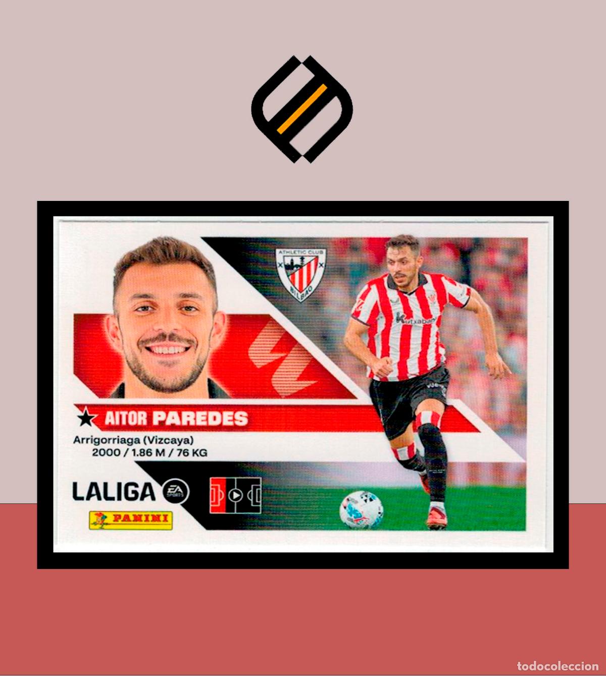 Figurine di Calcio: LIGA ESTE 2026 2027 26 27 PANINI ATHLETIC CLUB BILBAO N&ordm; 6A PAREDES STICKER LIGA ALB&Uacute;M COLECCI&Oacute;N