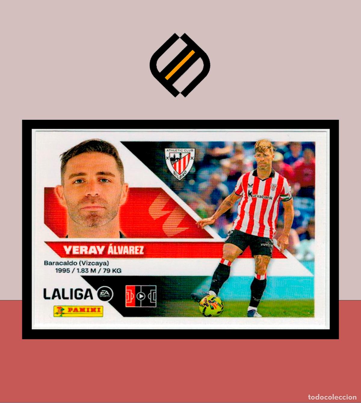 Cromos de f&uacute;tbol: LIGA ESTE 2026 2027 26 27 PANINI ATHLETIC CLUB BILBAO N&ordm; 6B YERAY STICKER LIGA ALB&Uacute;M COLECCI&Oacute;N