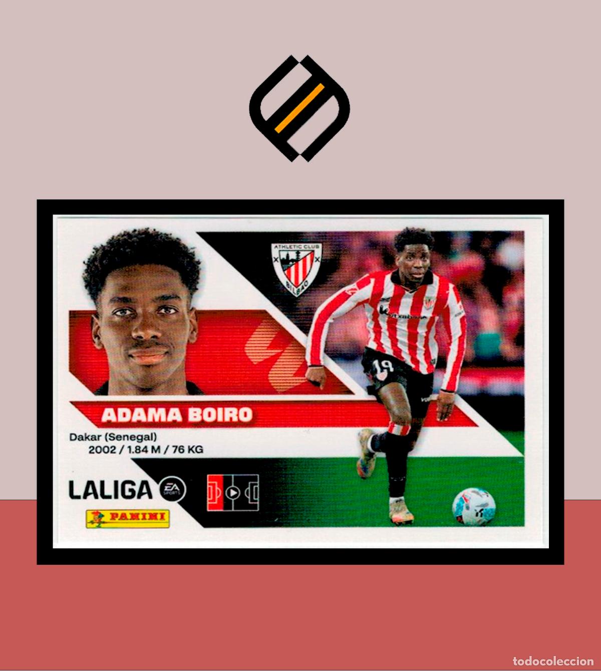 Cromos de f&uacute;tbol: LIGA ESTE 2026 2027 26 27 PANINI ATHLETIC CLUB BILBAO N&ordm; 9B ADAMA BOIRO STICKER LIGA ALB&Uacute;M COLECCI&Oacute;N
