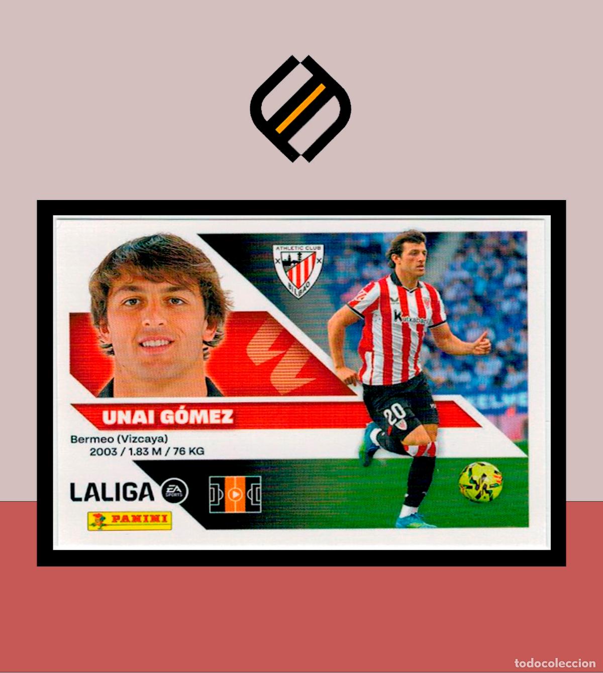 Cromos de f&uacute;tbol: LIGA ESTE 2026 2027 26 27 PANINI ATHLETIC CLUB BILBAO N&ordm; 13 UNAI G&Oacute;MEZ STICKER LIGA ALB&Uacute;M COLECCI&Oacute;N
