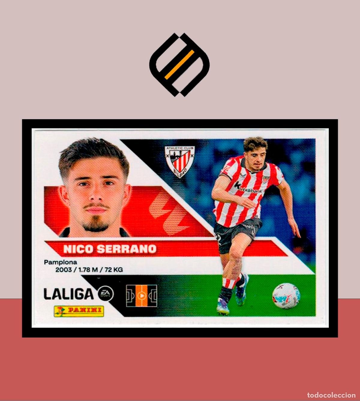 Cromos de f&uacute;tbol: LIGA ESTE 2026 2027 26 27 PANINI ATHLETIC CLUB BILBAO 15 NICO SERRANO STICKER LIGA ALB&Uacute;M COLECCI&Oacute;N
