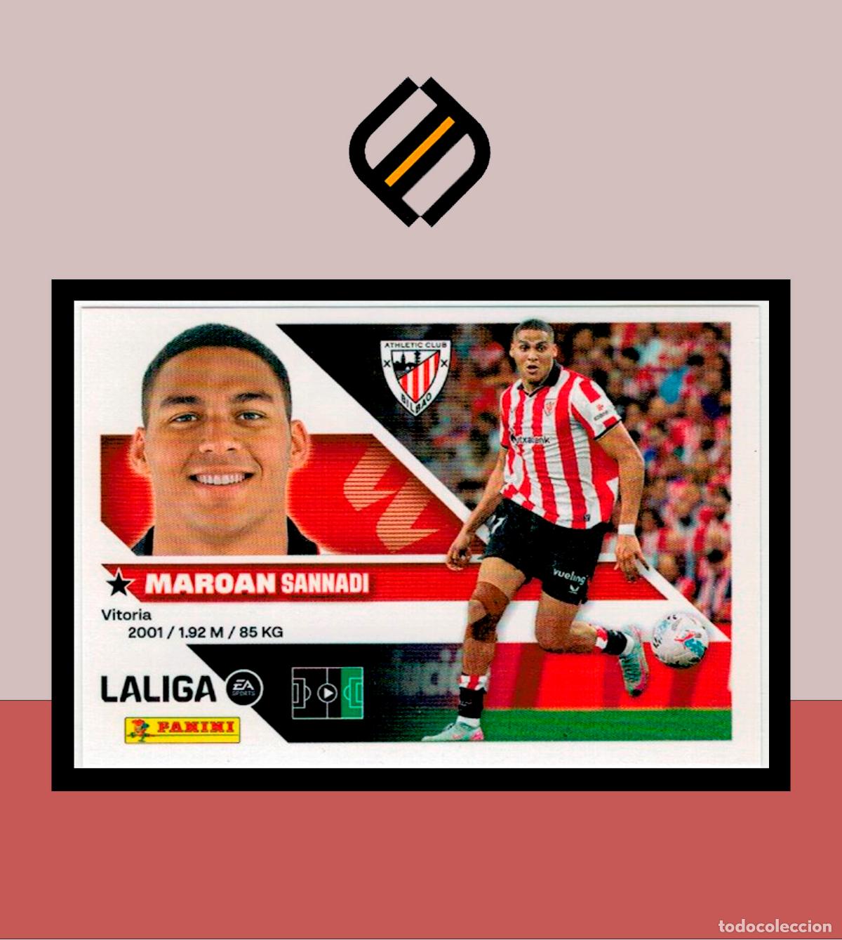 Cromos de f&uacute;tbol: LIGA ESTE 2026 2027 26 27 PANINI ATHLETIC CLUB BILBAO N&ordm; 17B MAROAN STICKER LIGA ALB&Uacute;M COLECCI&Oacute;N