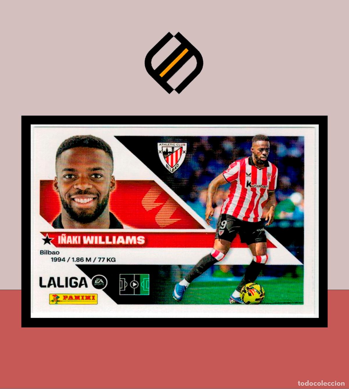 Cromos de f&uacute;tbol: LIGA ESTE 2026 2027 26 27 PANINI ATHLETIC CLUB BILBAO N&ordm; 19 WILLIAMS STICKER LIGA ALB&Uacute;M COLECCI&Oacute;N