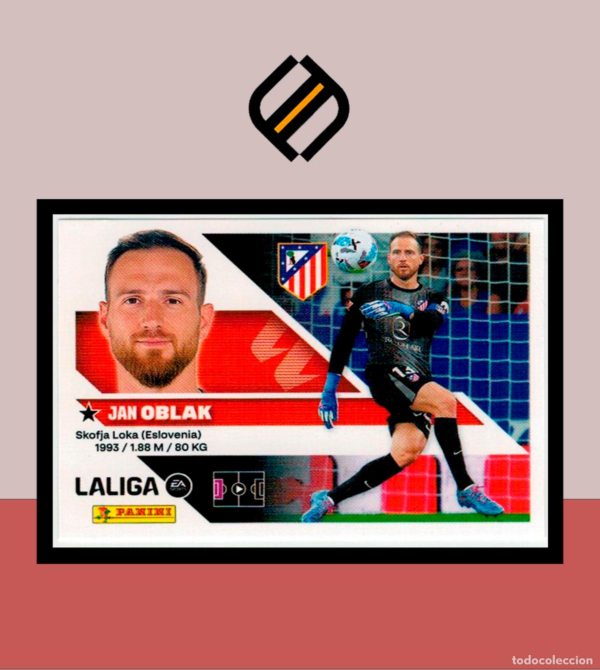 Cromos de f&uacute;tbol: LIGA ESTE 2026 2027 26 27 PANINI ATL&Eacute;TICO MADRID N&ordm; 3 OBLAK STICKER LIGA ALB&Uacute;M COLECCI&Oacute;N