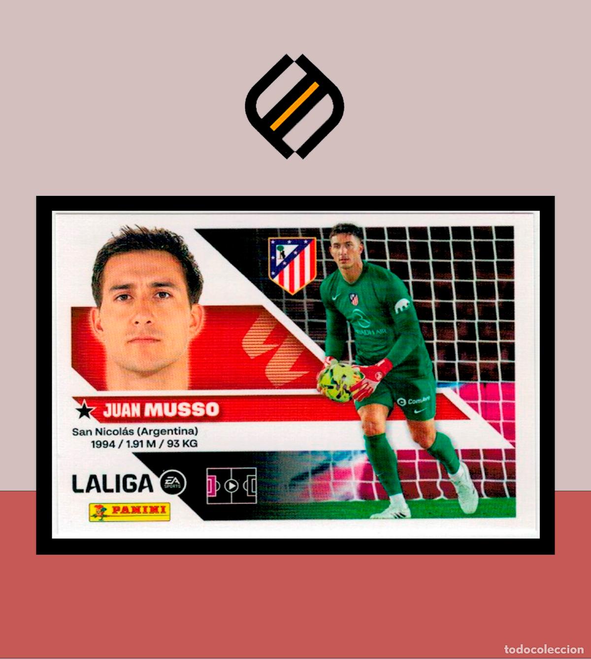 Cromos de f&uacute;tbol: LIGA ESTE 2026 2027 26 27 PANINI ATL&Eacute;TICO MADRID N&ordm; 4 MUSSO STICKER LIGA ALB&Uacute;M COLECCI&Oacute;N