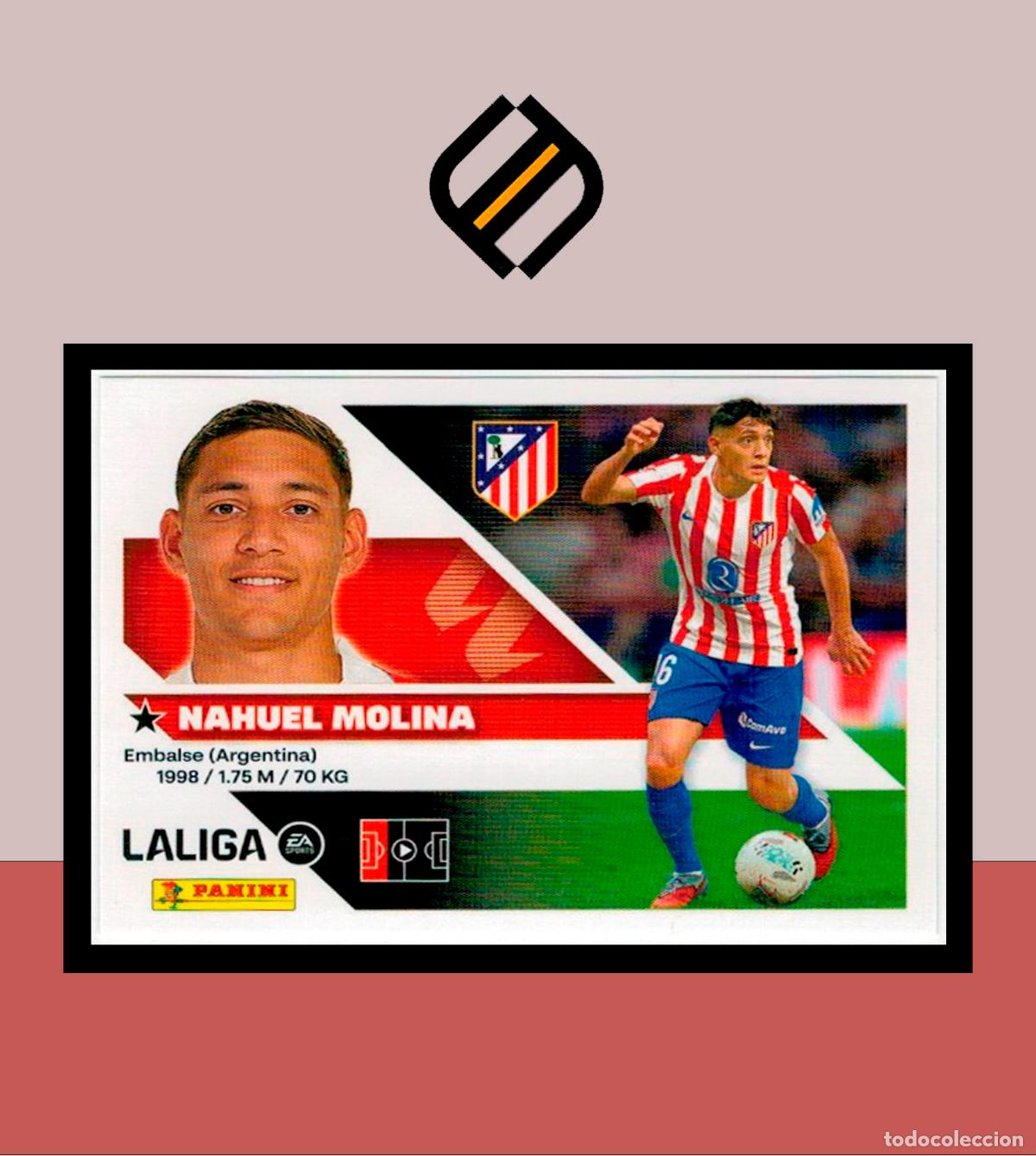 Cromos de f&uacute;tbol: LIGA ESTE 2026 2027 26 27 PANINI ATL&Eacute;TICO MADRID N&ordm; 6 NAHUEL MOLINA STICKER LIGA ALB&Uacute;M COLECCI&Oacute;N