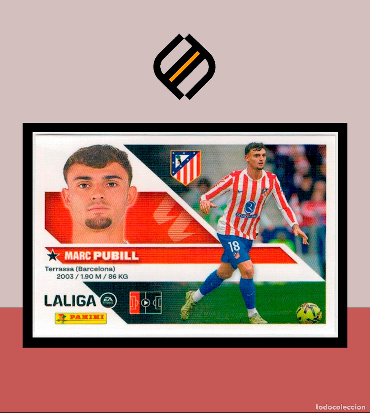 Cromos de f&uacute;tbol: LIGA ESTE 2026 2027 26 27 PANINI ATL&Eacute;TICO MADRID N&ordm; 7 PUBILL STICKER LIGA ALB&Uacute;M COLECCI&Oacute;N