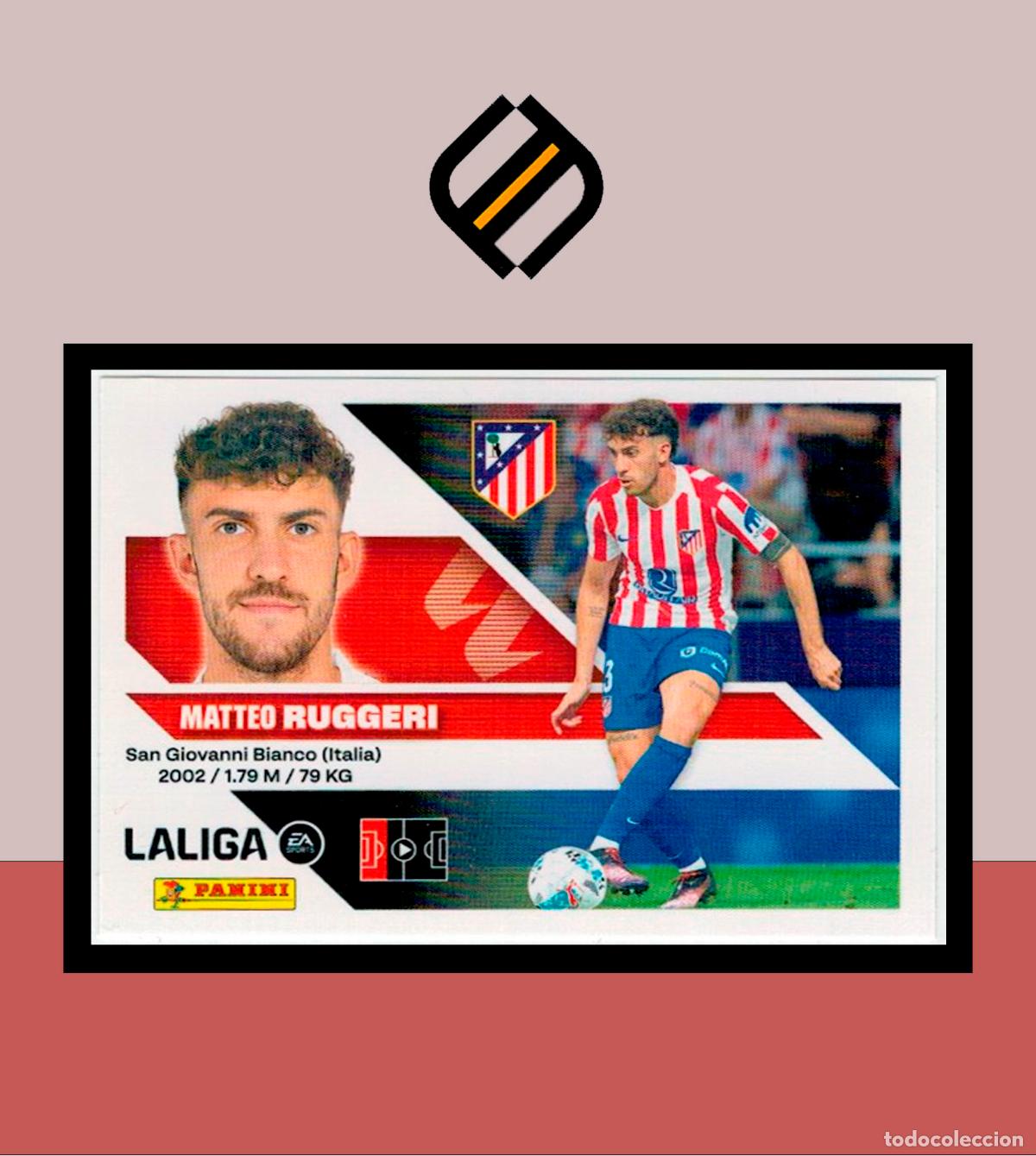 Cromos de f&uacute;tbol: LIGA ESTE 2026 2027 26 27 PANINI ATL&Eacute;TICO MADRID N&ordm; 10 RUGGERI STICKER LIGA ALB&Uacute;M COLECCI&Oacute;N