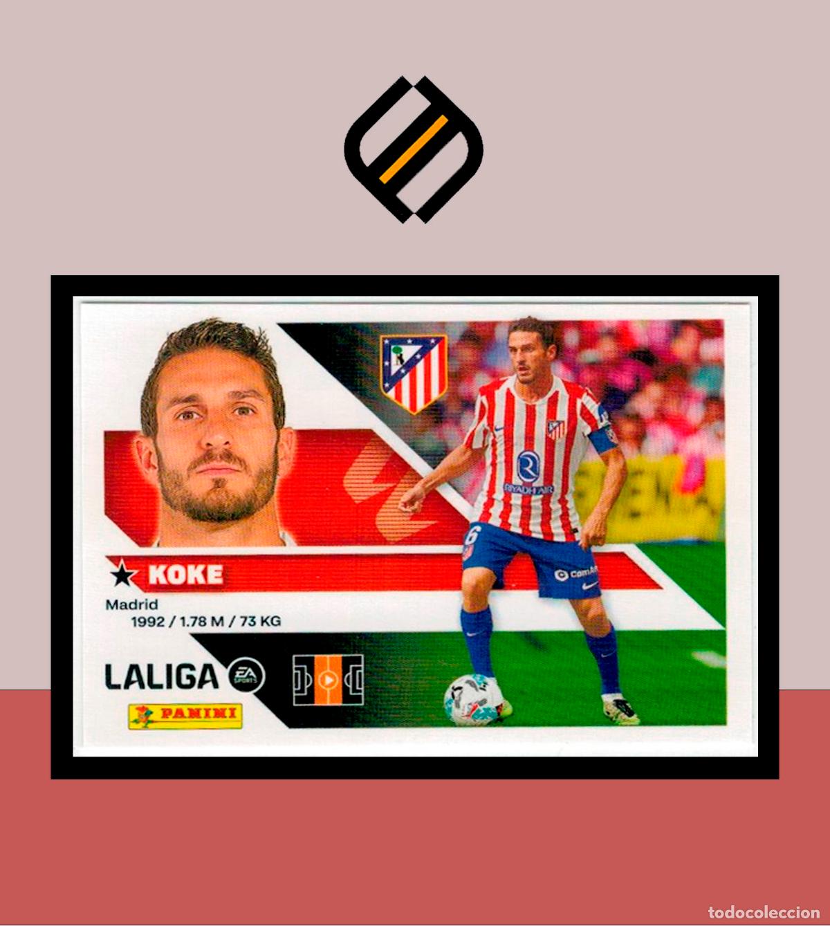 Cromos de f&uacute;tbol: LIGA ESTE 2026 2027 26 27 PANINI ATL&Eacute;TICO MADRID N&ordm; 11 KOKE STICKER LIGA ALB&Uacute;M COLECCI&Oacute;N
