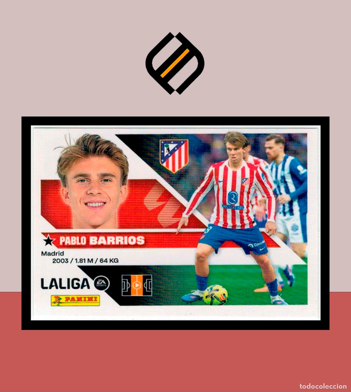 Cromos de f&uacute;tbol: LIGA ESTE 2026 2027 26 27 PANINI ATL&Eacute;TICO MADRID N&ordm; 12 BARRIOS STICKER LIGA ALB&Uacute;M COLECCI&Oacute;N