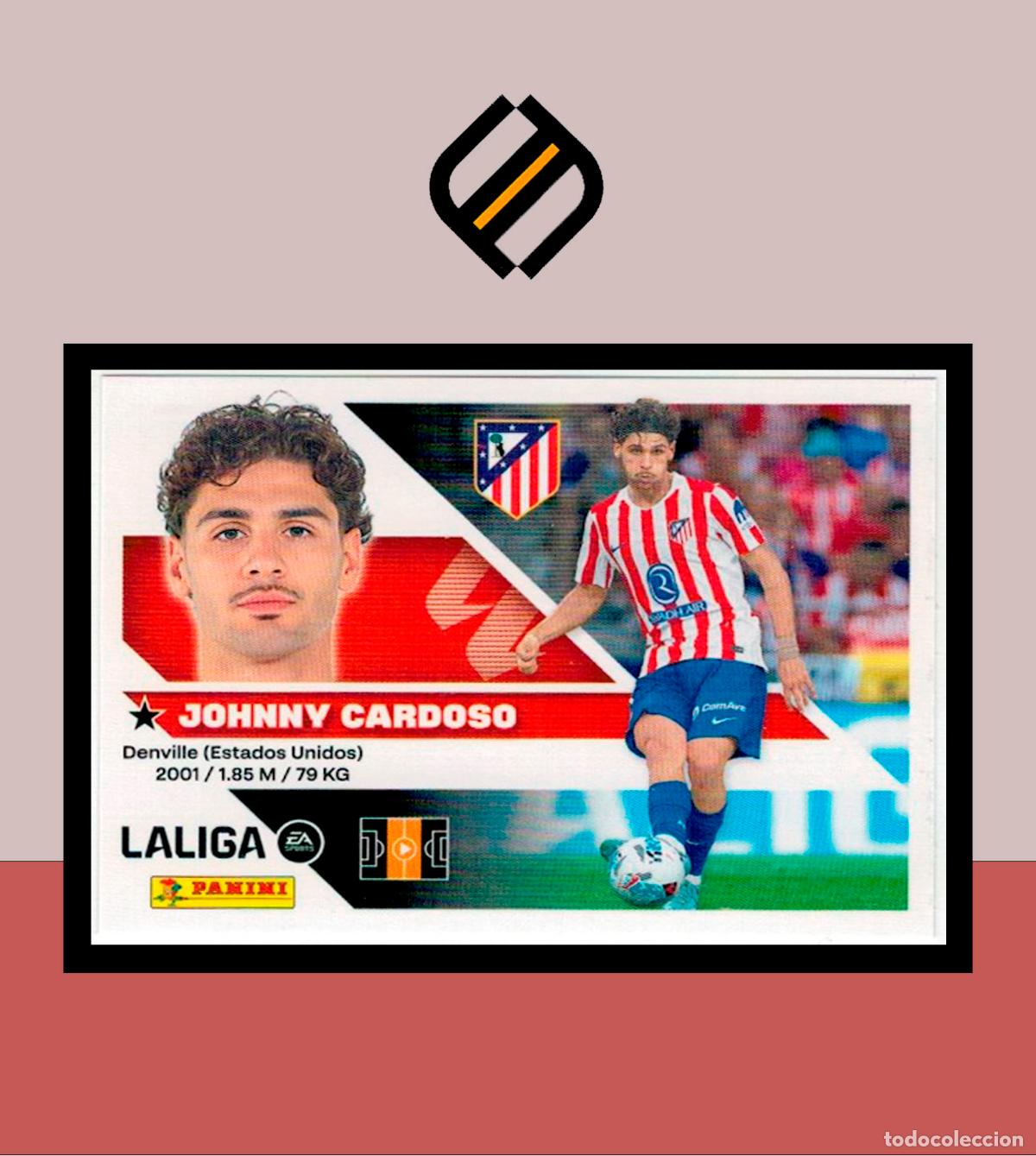 Cromos de f&uacute;tbol: LIGA ESTE 2026 2027 26 27 PANINI ATL&Eacute;TICO MADRID N&ordm; 13 JOHNNY CARDOSO STICKER LIGA ALB&Uacute;M COLECCI&Oacute;N