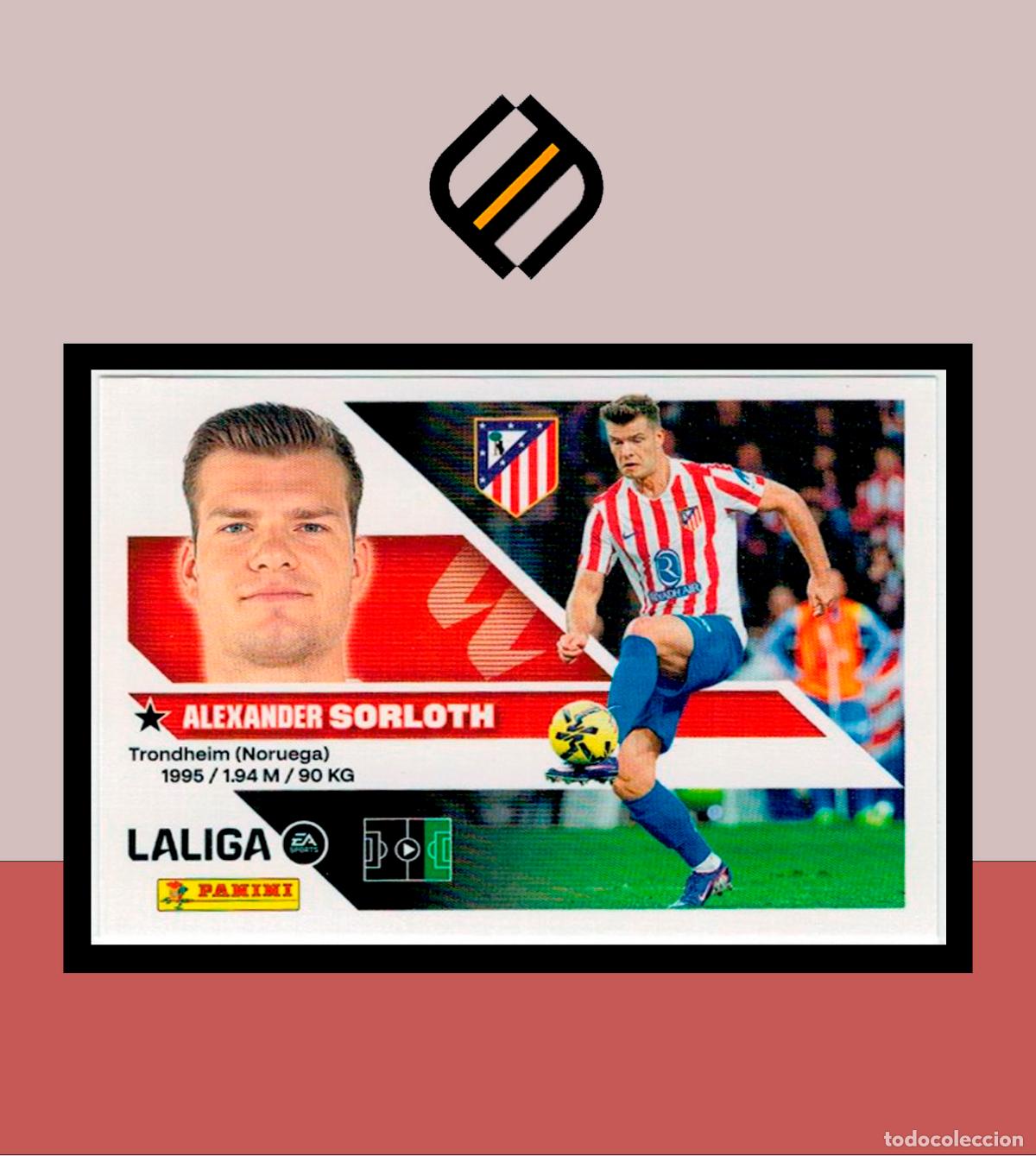 Cromos de f&uacute;tbol: LIGA ESTE 2026 2027 26 27 PANINI ATL&Eacute;TICO MADRID N&ordm; 19 SORLOTH STICKER LIGA ALB&Uacute;M COLECCI&Oacute;N