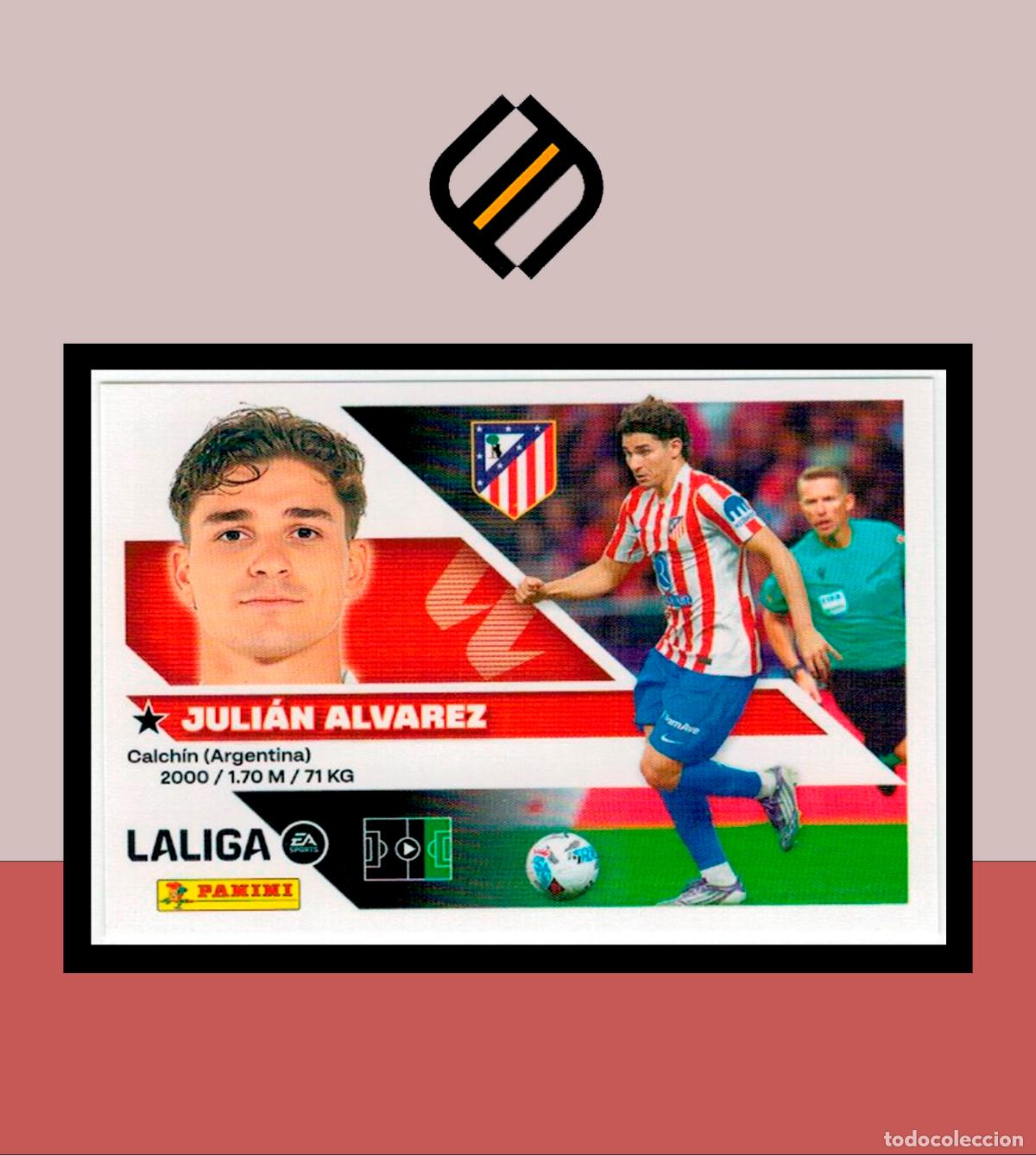 Cromos de f&uacute;tbol: LIGA ESTE 2026 2027 26 27 PANINI ATL&Eacute;TICO MADRID N&ordm; 20 JULI&Aacute;N &Aacute;LVAREZ STICKER LIGA ALB&Uacute;M COLECCI&Oacute;N
