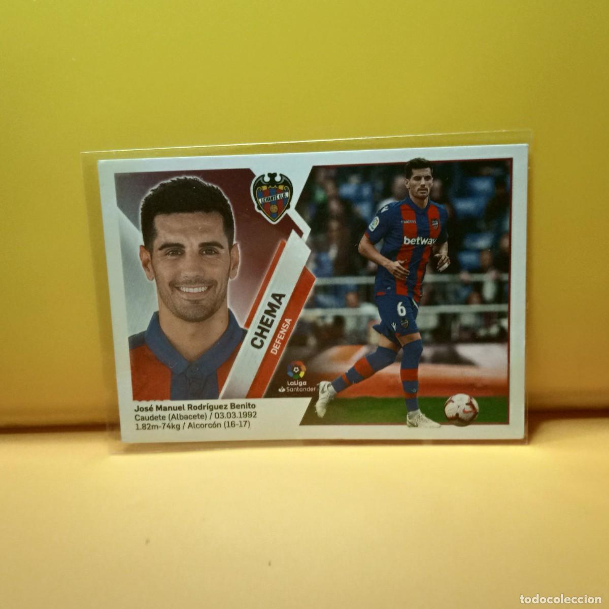 Cromos de f&uacute;tbol: EDICIONES ESTE 2019 2020 19 20 LEVANTE UD CHEMA 4B 4 B