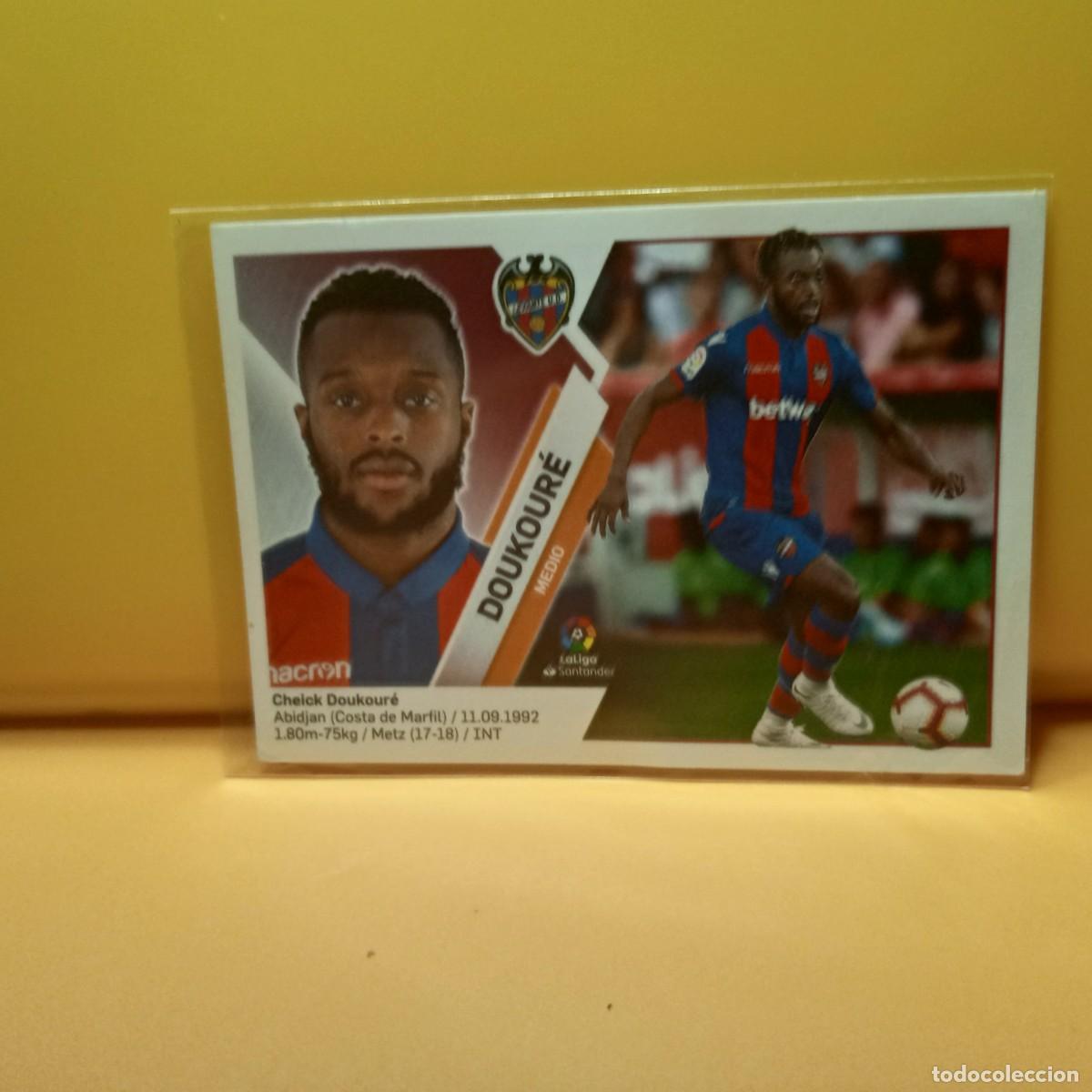 Cromos de f&uacute;tbol: EDICIONES ESTE 2019 2020 19 20 LEVANTE UD DOUKOUR&Eacute; 8B 8 B
