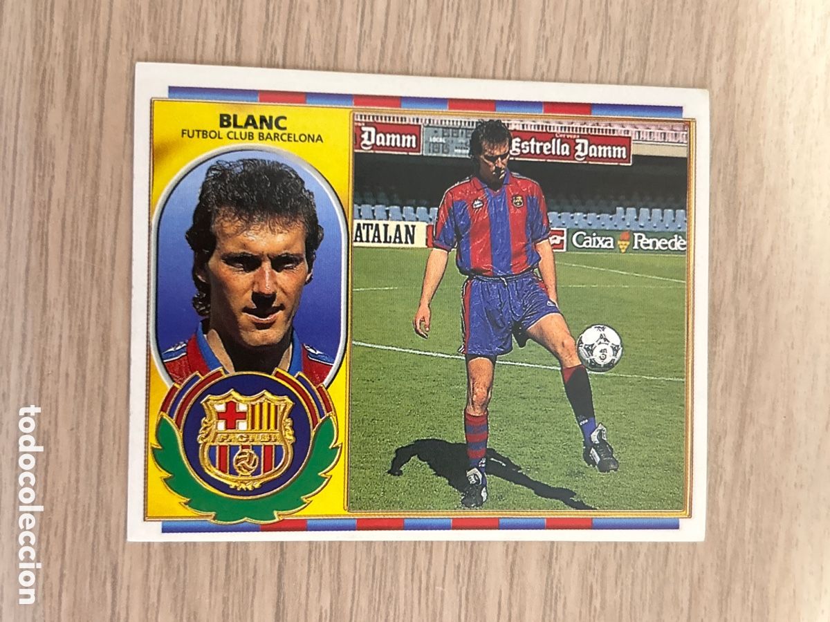 Cromos de f&uacute;tbol: BLANC BARCELONA LIGA ESTE 1996 1997 96 97 NUNCA PEGADO SIN PEGAR