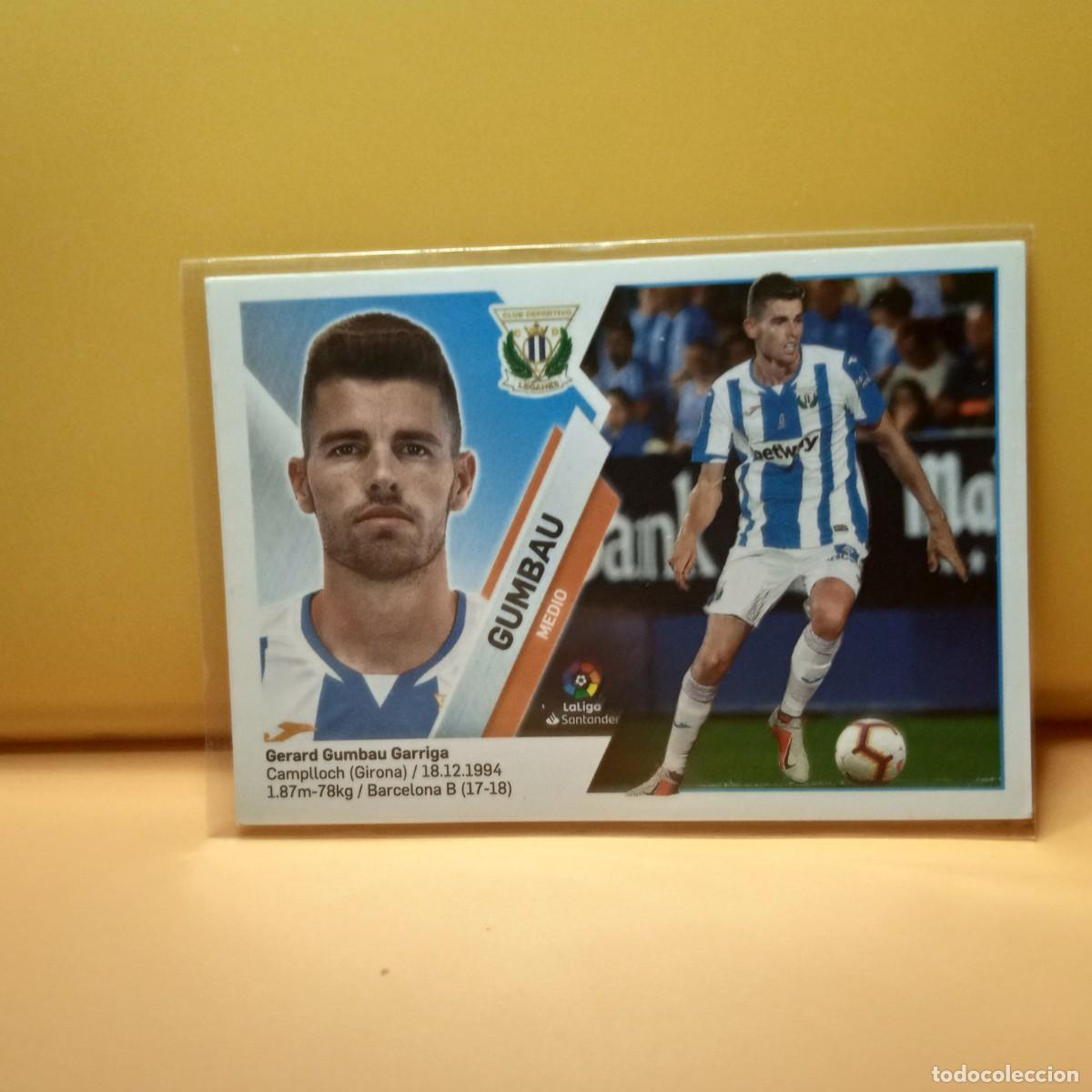 Cromos de f&uacute;tbol: EDICIONES ESTE 2019 2020 19 20 CD LEGAN&Eacute;S GUMBAU 10