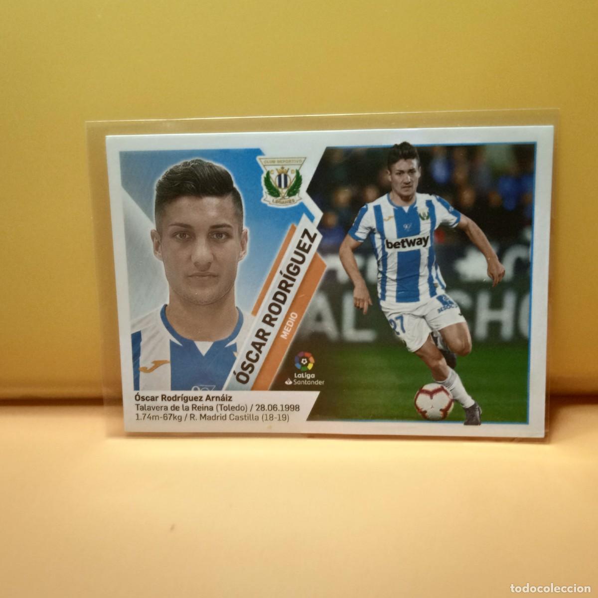 Cromos de f&uacute;tbol: EDICIONES ESTE 2019 2020 19 20 CD LEGAN&Eacute;S &Oacute;SCAR RODR&Igrave;GUEZ 13