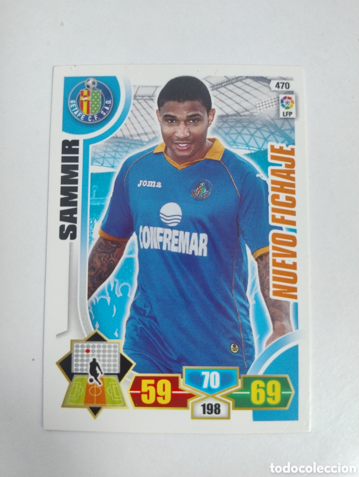 Cromos de f&uacute;tbol: 470 - Sammir - Getafe - Adrenalyn XL Liga 2013 - 2014 Nuevo Fichaje