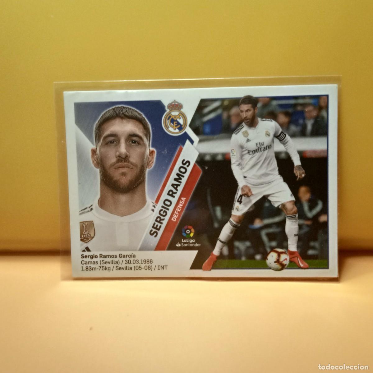 Cromos de f&uacute;tbol: EDICIONES ESTE 2019 2020 19 20 REAL MADRID SERGIO RAMOS 6