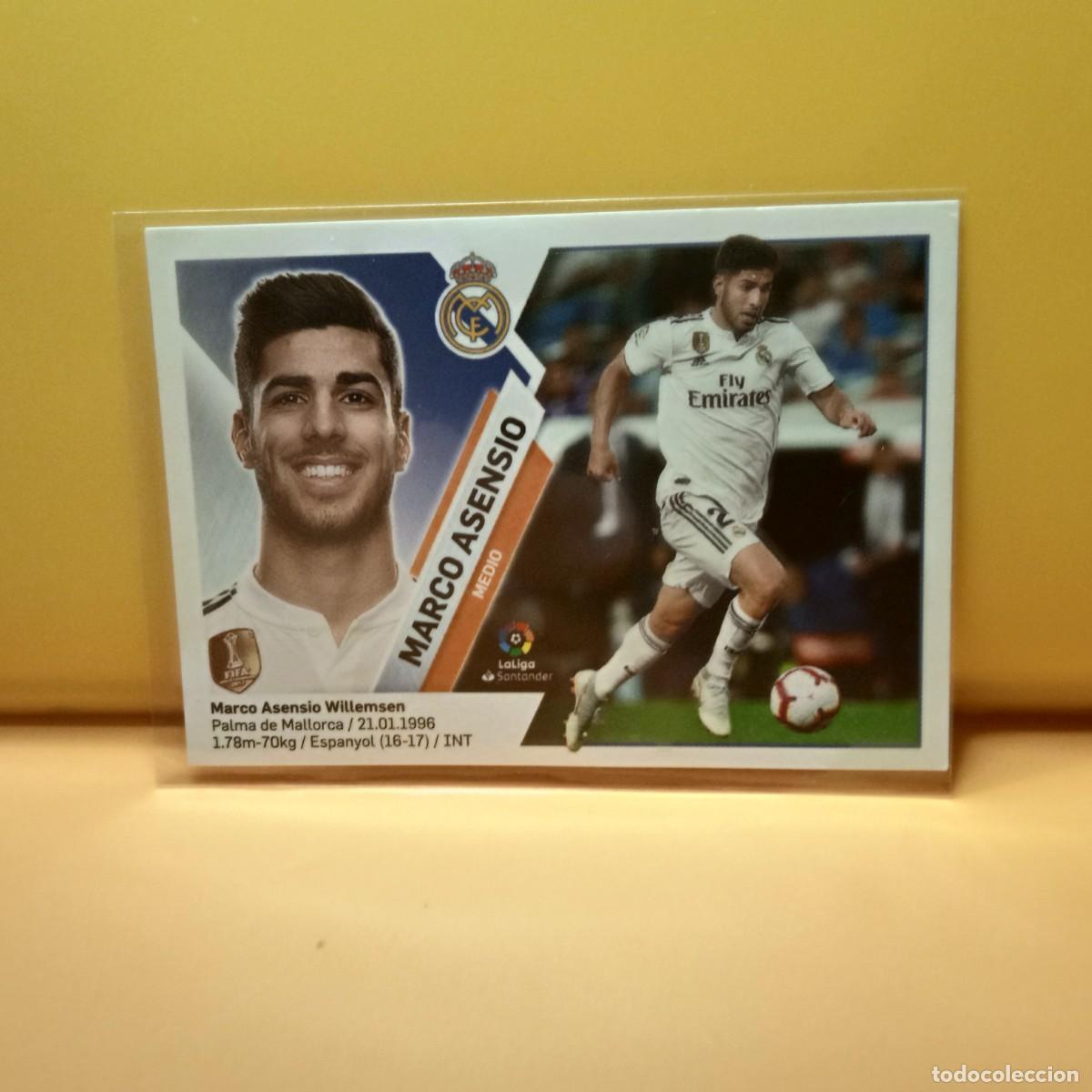 Cromos de f&uacute;tbol: EDICIONES ESTE 2019 2020 19 20 REAL MADRID MARCO ASENSIO 12