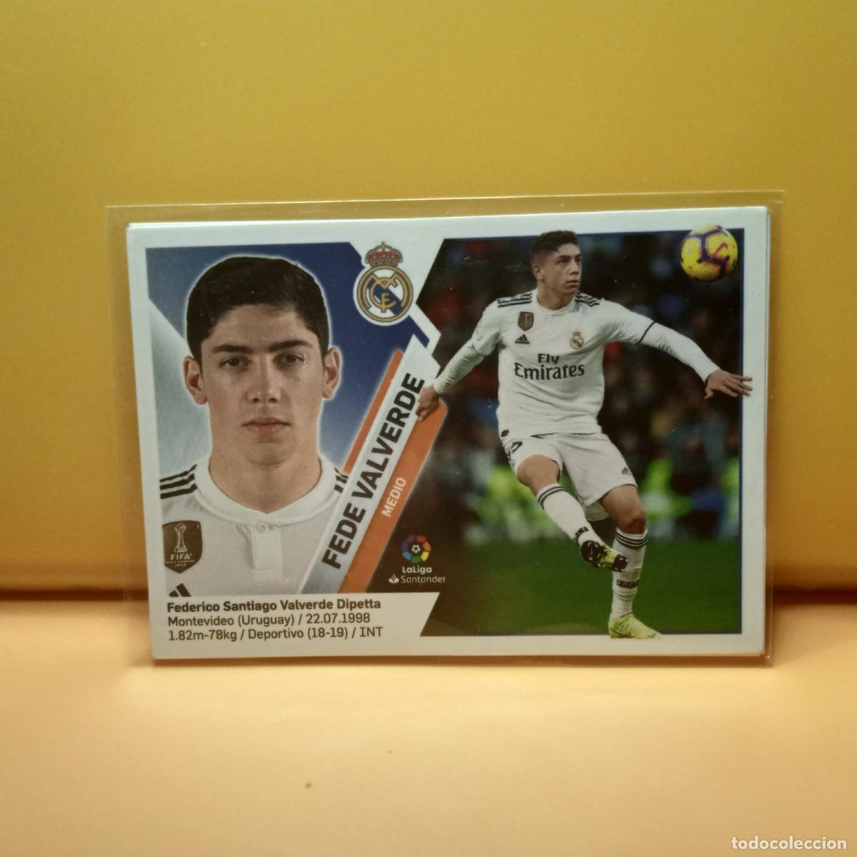 Cromos de f&uacute;tbol: EDICIONES ESTE 2019 2020 19 20 REAL MADRID FEDE VALVERDE 13B 13 B