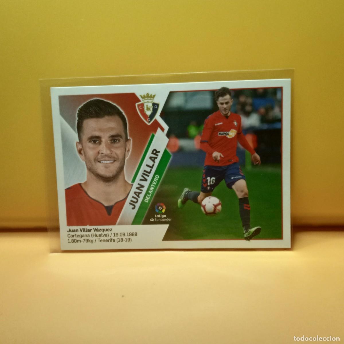 Cromos de f&uacute;tbol: EDICIONES ESTE 2019 2020 19 20 C AT OSASUNA JUAN VILLAR 15