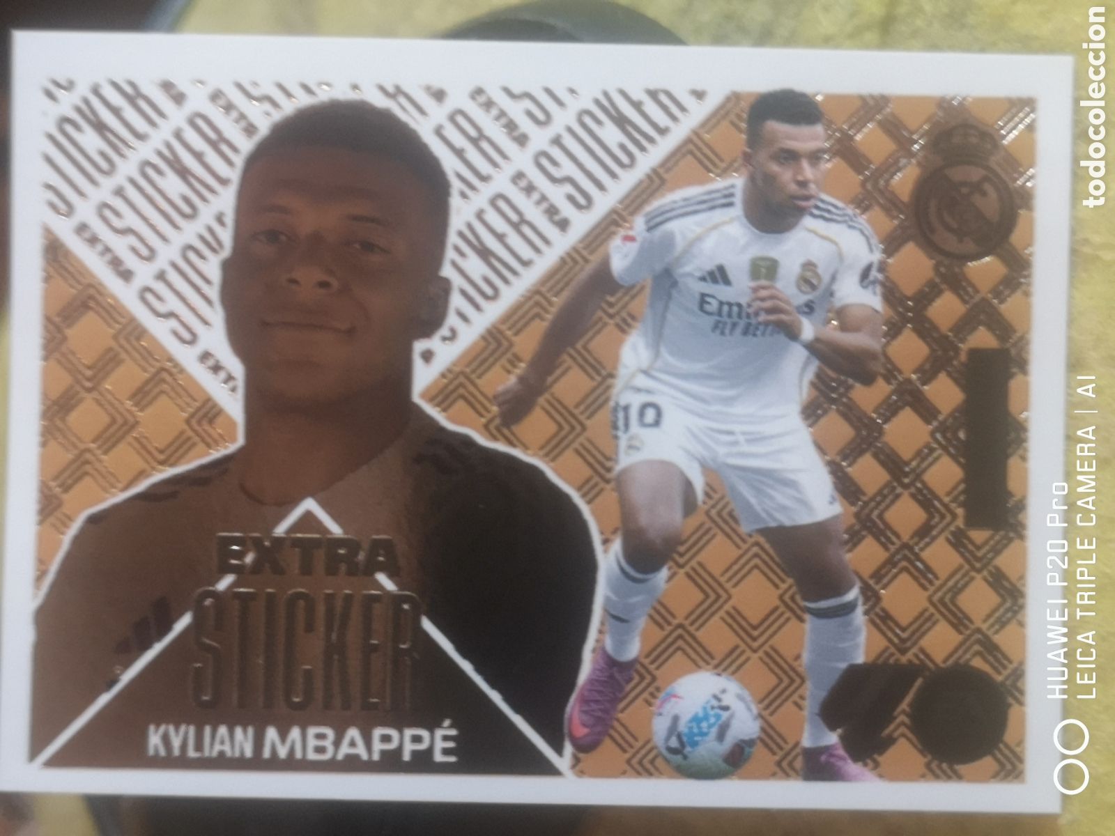 Cromos de f&uacute;tbol: MBAPPE EXTRA STICKER BRONCE LIGA ESTE 2026 2027 2026 27 REAL MADRID