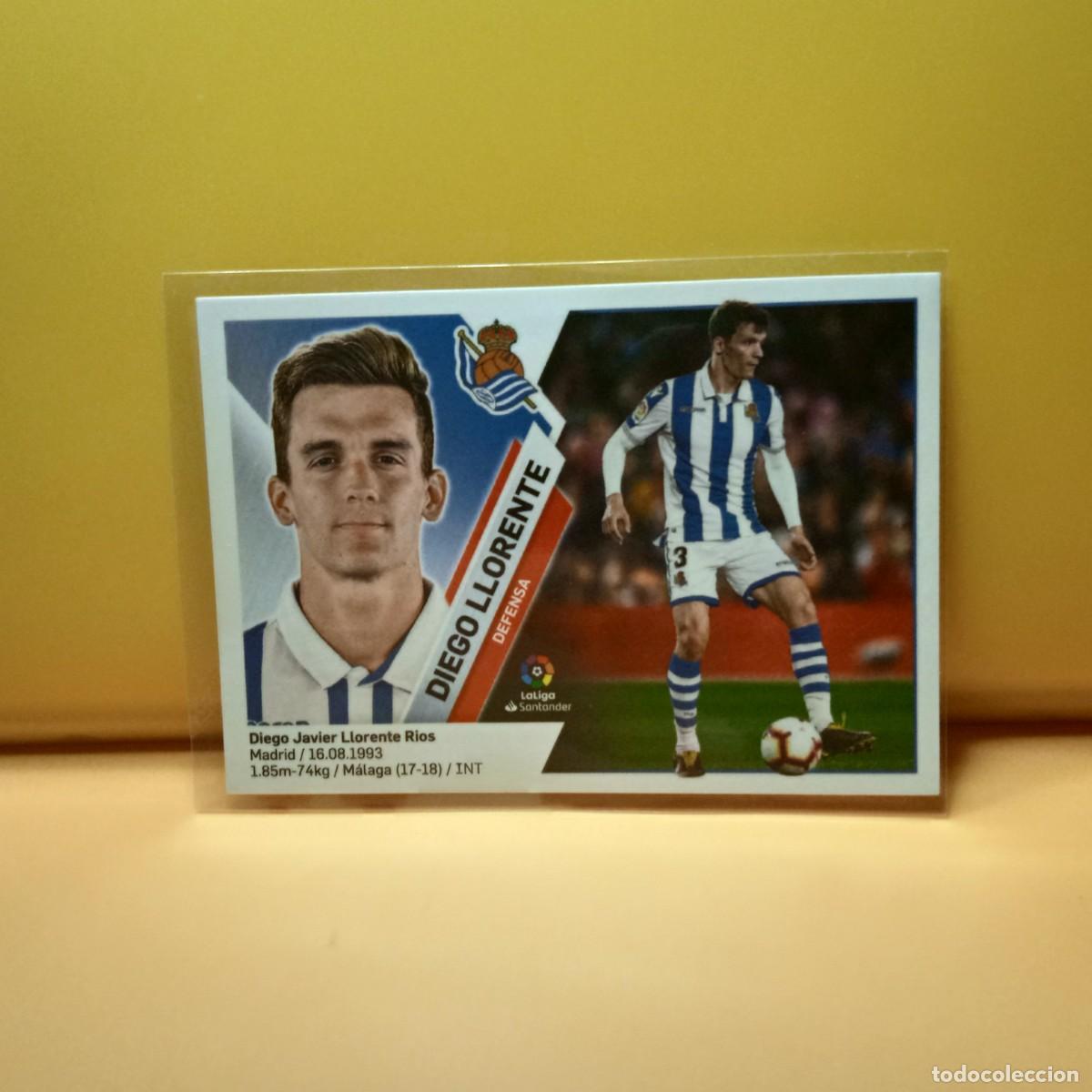 Cromos de f&uacute;tbol: EDICIONES ESTE 2019 2020 19 20 REAL SOCIEDAD DIEGO LLORENTE 5A 5 A