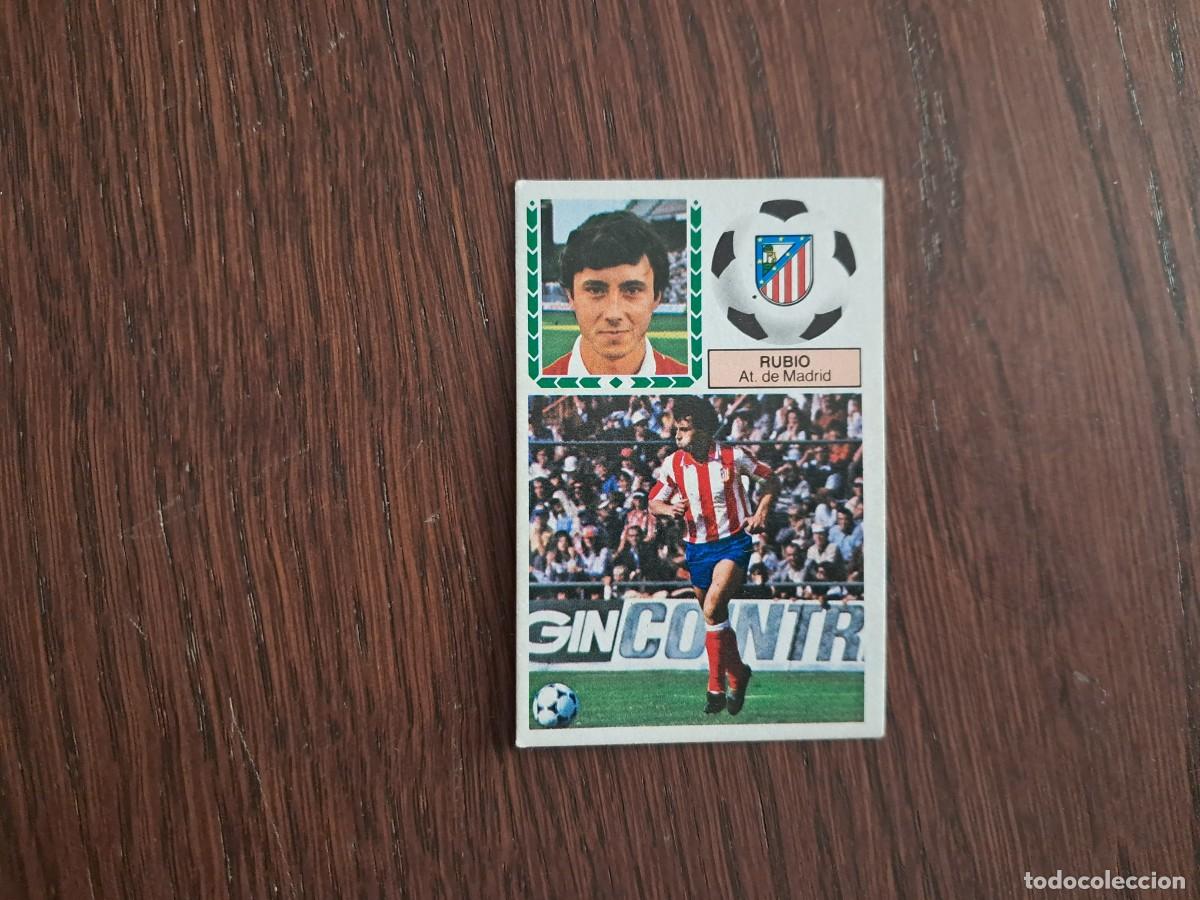 Cromos de f&uacute;tbol: cromo de futbol, edic. Este 83-84, Rubio, At. de Madrid. sin pegar.