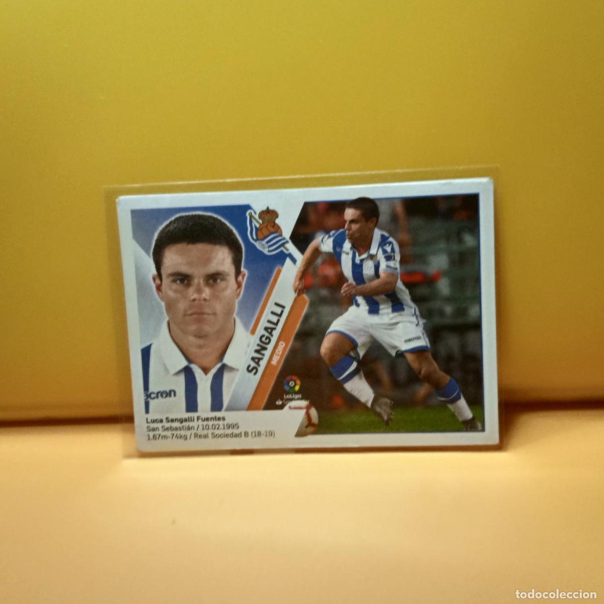Cromos de f&uacute;tbol: EDICIONES ESTE 2019 2020 19 20 REAL SOCIEDAD SANGALLI 11B 11 B