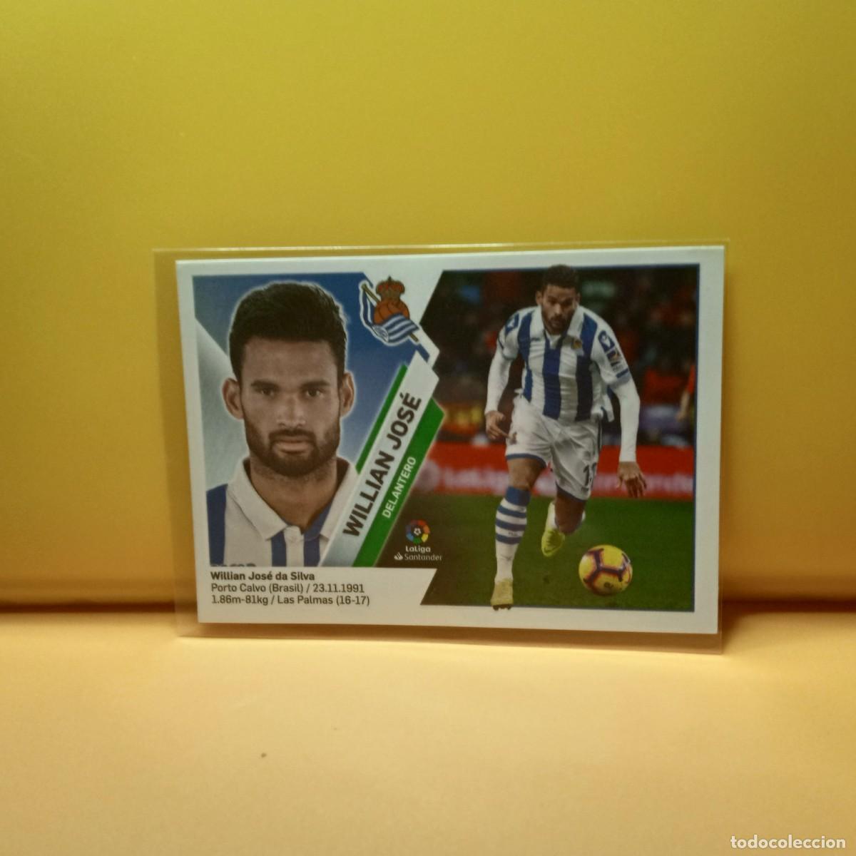 Cromos de f&uacute;tbol: EDICIONES ESTE 2019 2020 19 20 REAL SOCIEDAD WILLIAN JOS&Eacute; 16